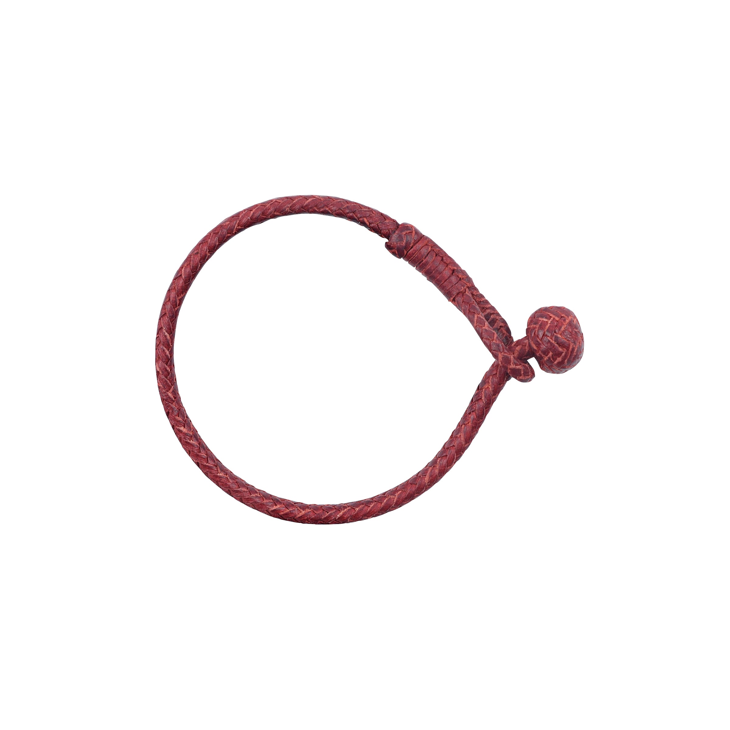 Aaron Lopez Red Leather Bracelet