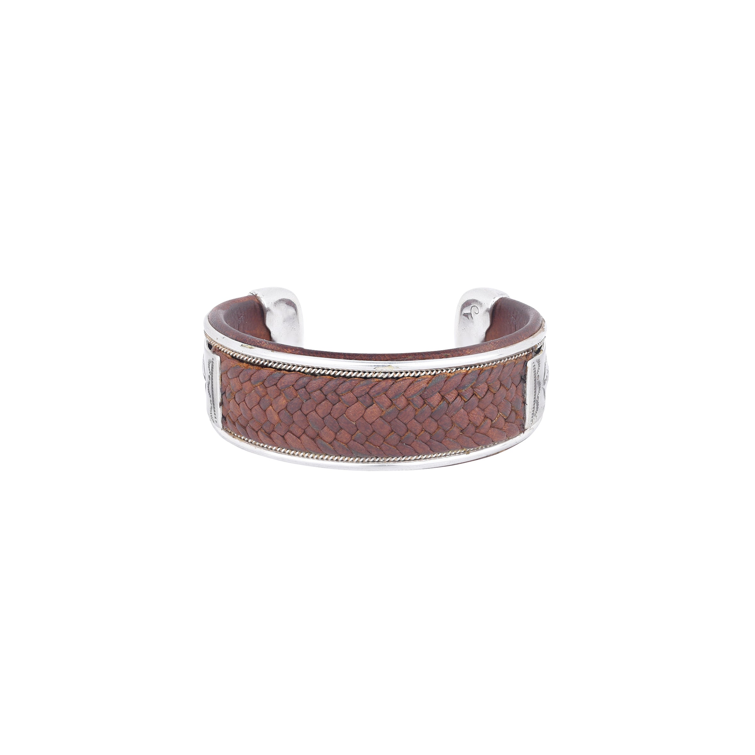 Charlie Favour Braided Leather Cuff