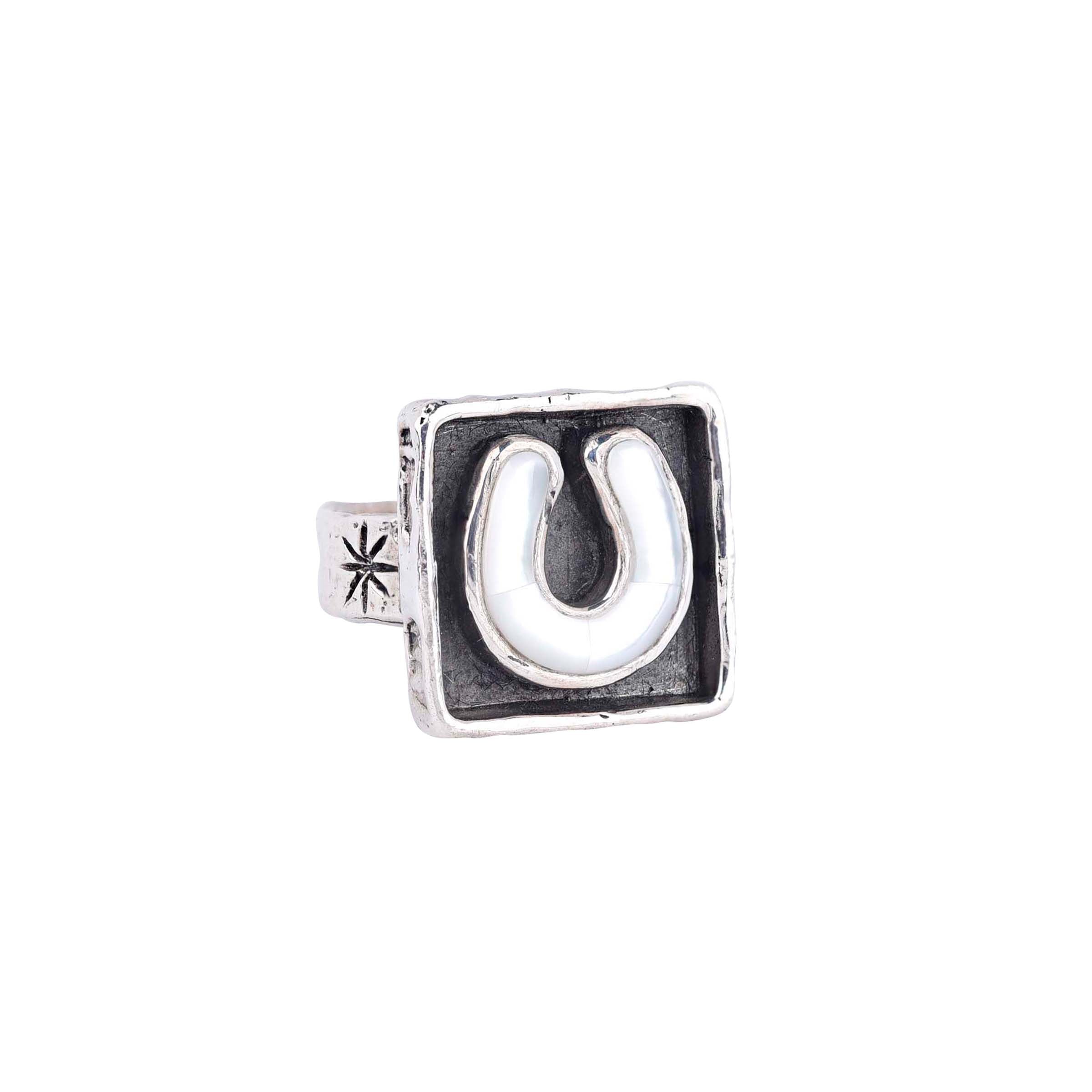 Horseshoe Signet Ring