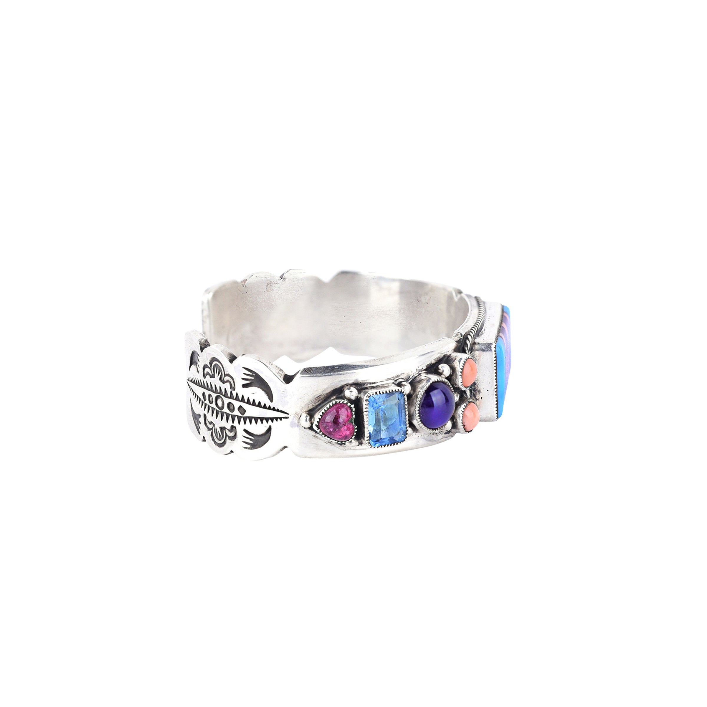 Aldrich Art Fiesta Cuff, artisan, made in USA, sterling silver, bracelet