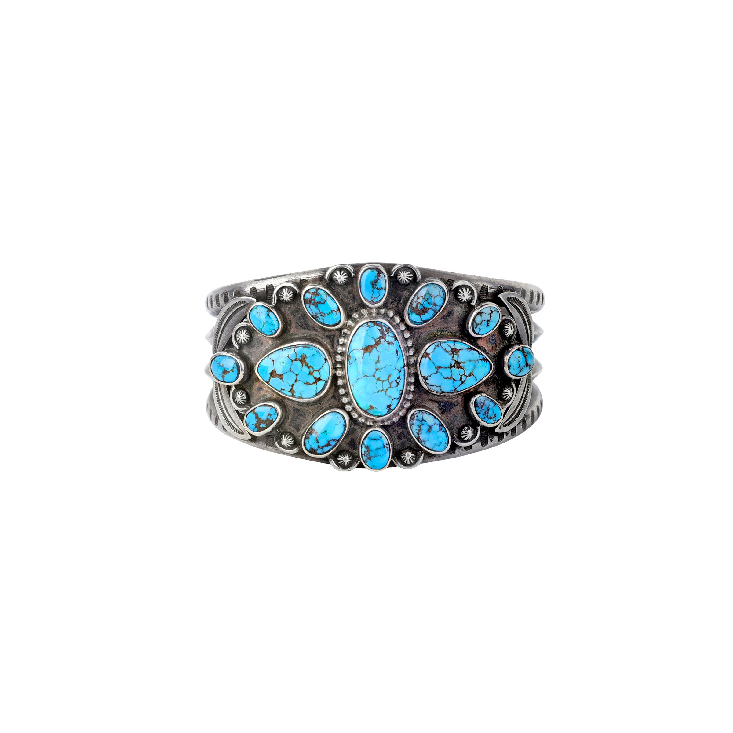 Vintage #8 Turquoise Navajo Cuff