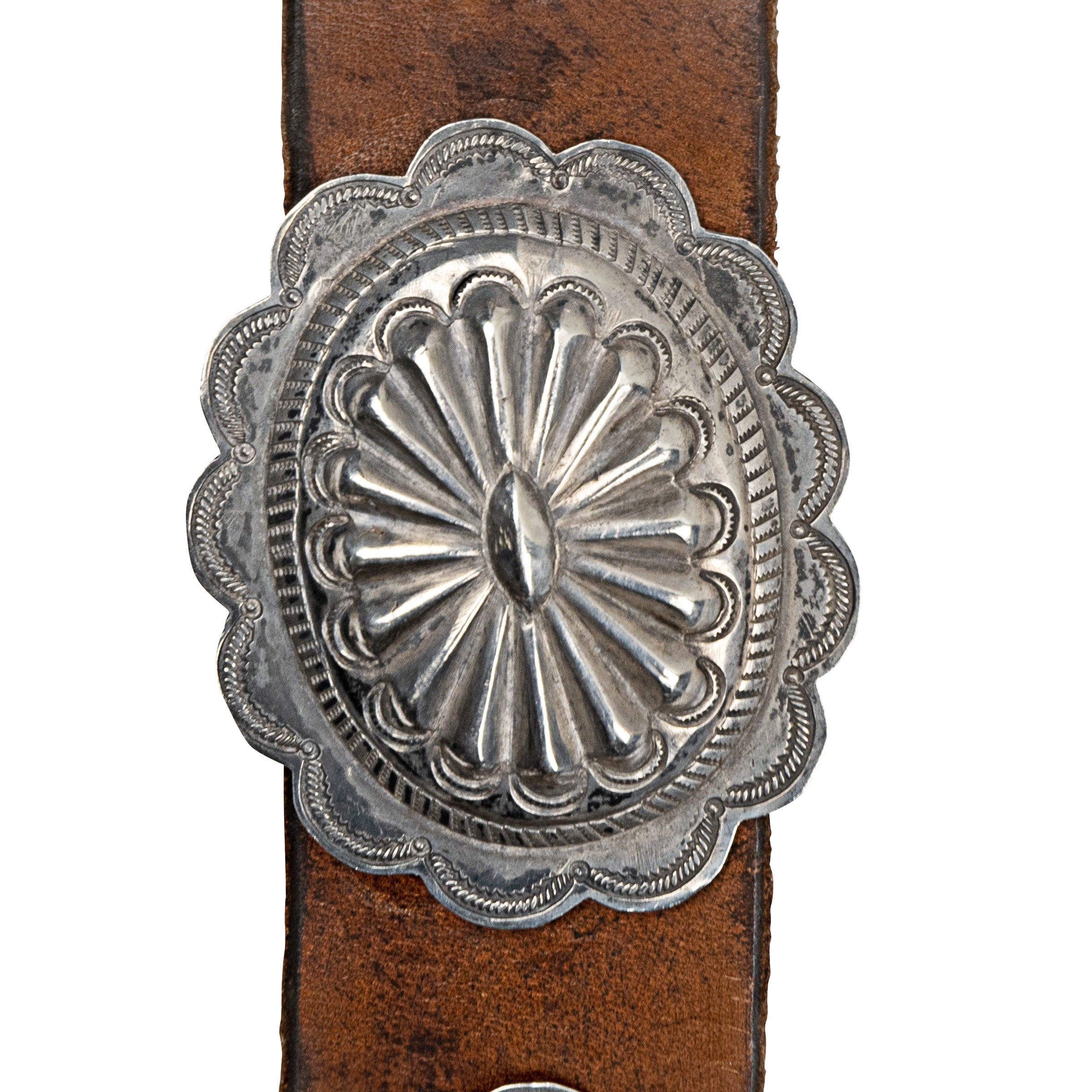 Vintage Repousse Concho Belt