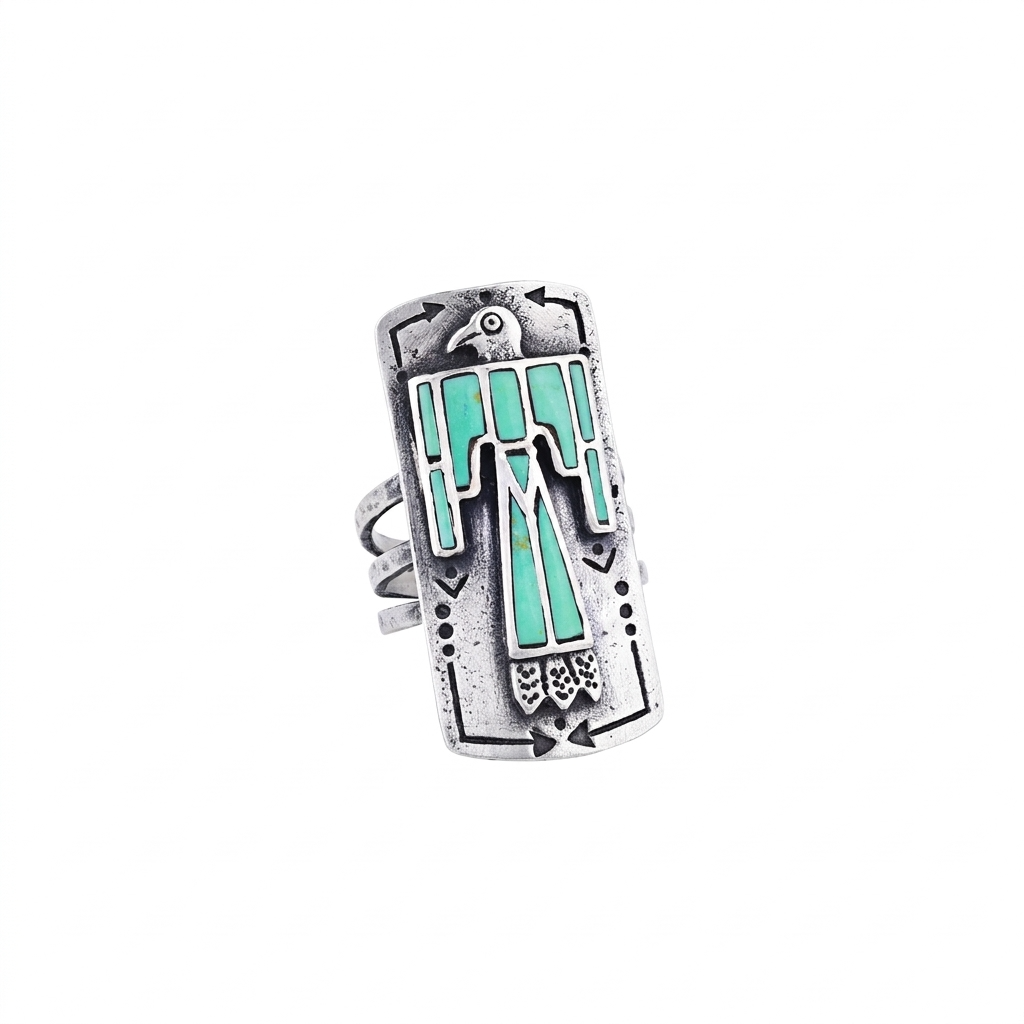 Nomad Rising Bird Shield Ring