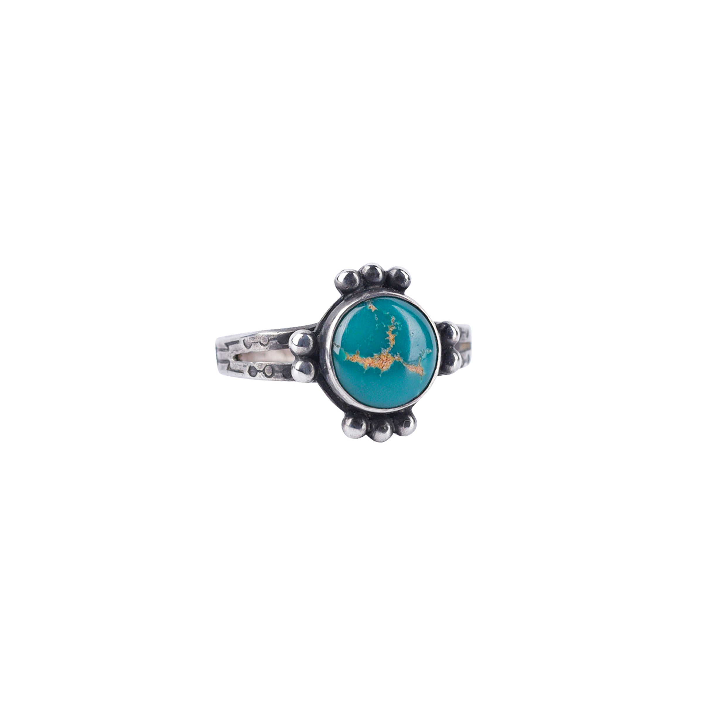 Vintage Turquoise Zia Ring