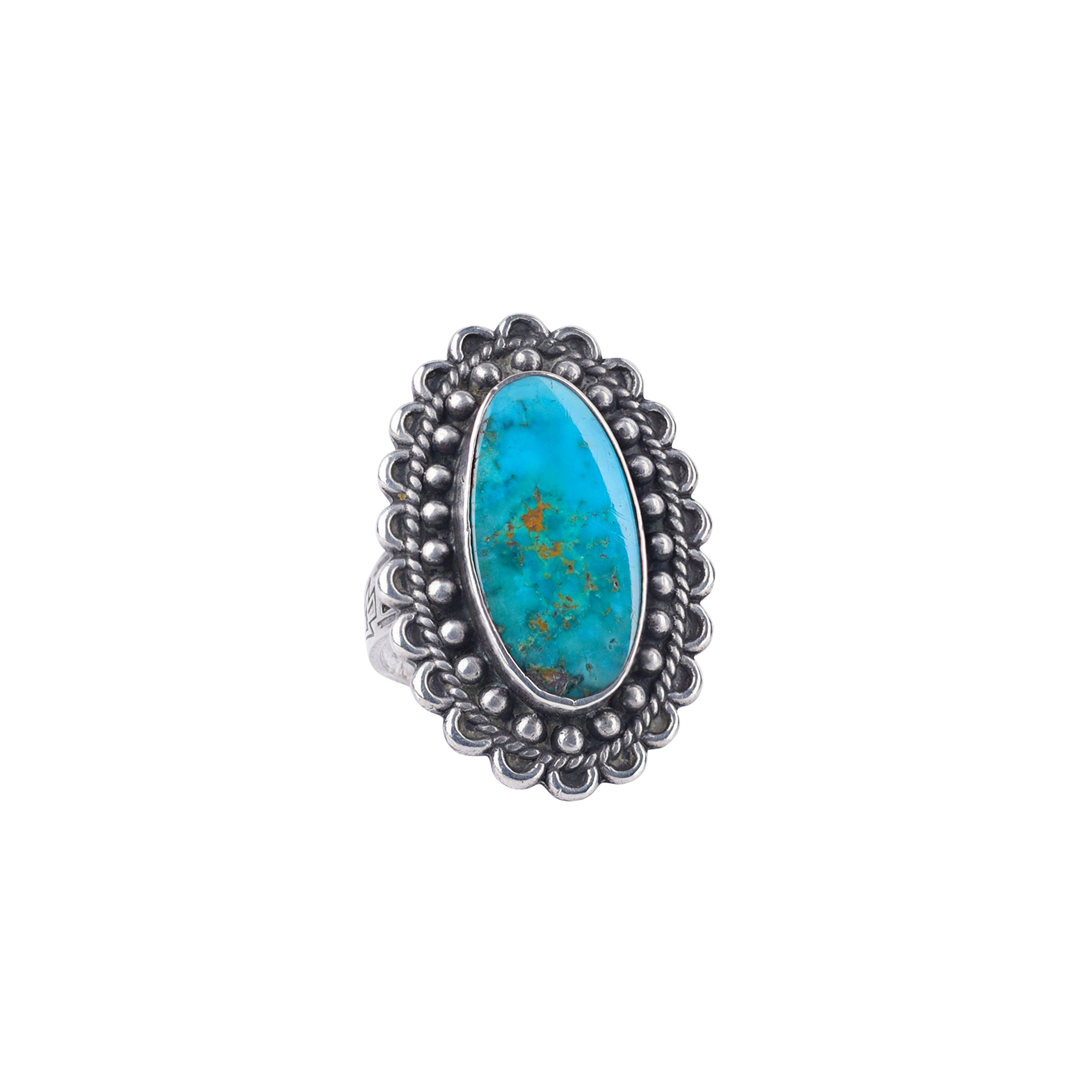 Vintage Blue Gem Ring