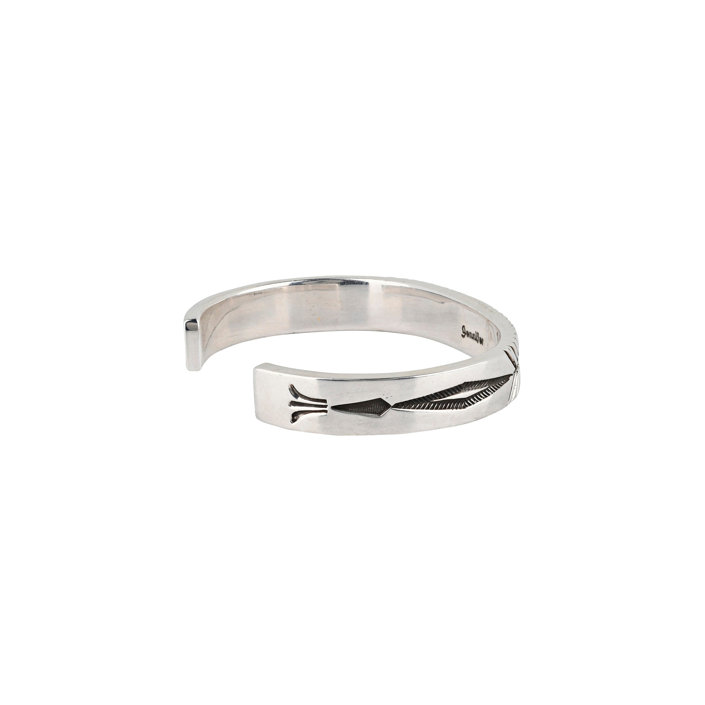 Jennifer Curtis Diamond Cut Cuff, sterling silver, artisan, native, made in USA, accessory, wild west, bracelet
