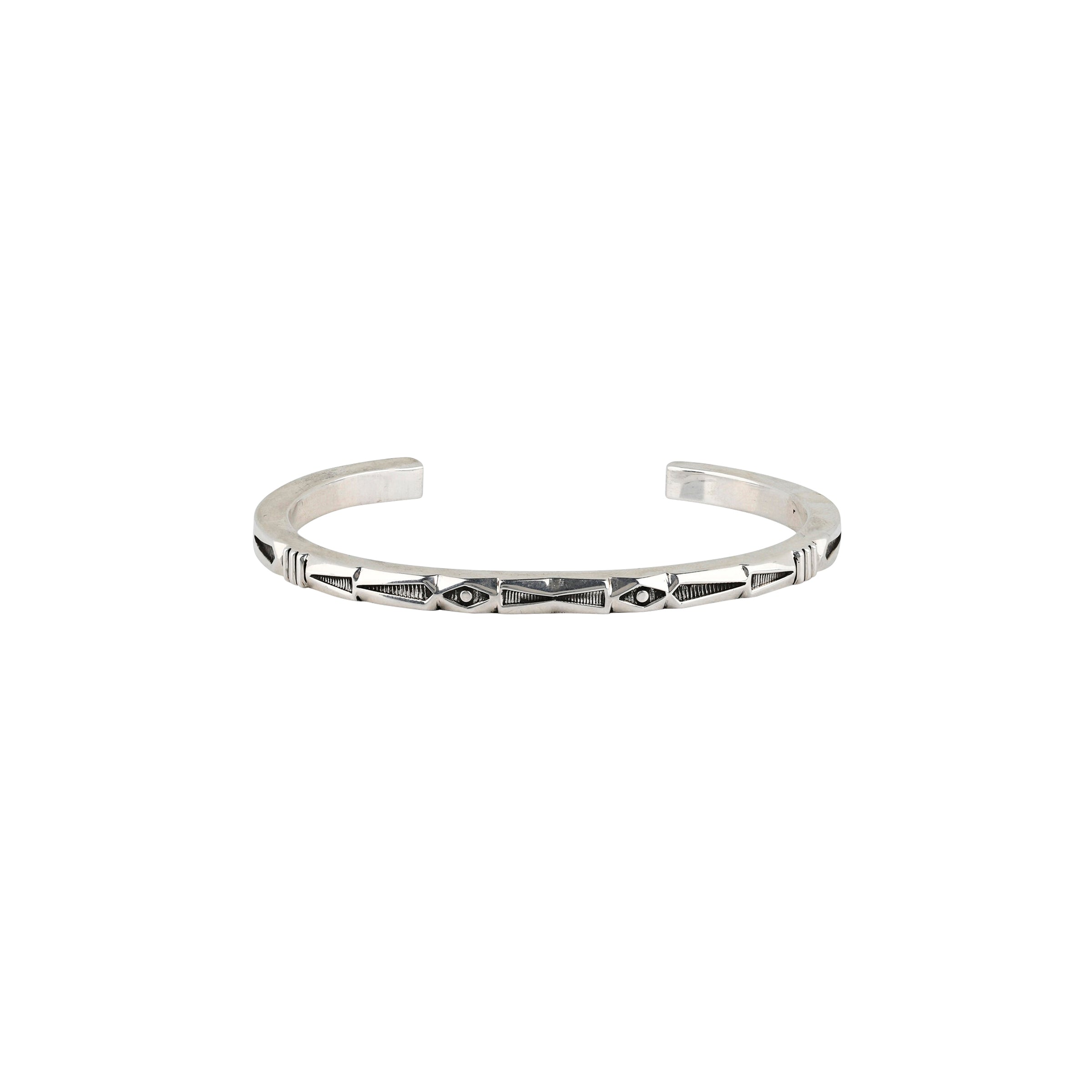 Jennifer Curtis Labyrinth Cuff, sterling silver, native, artisan, made in USA, accessory