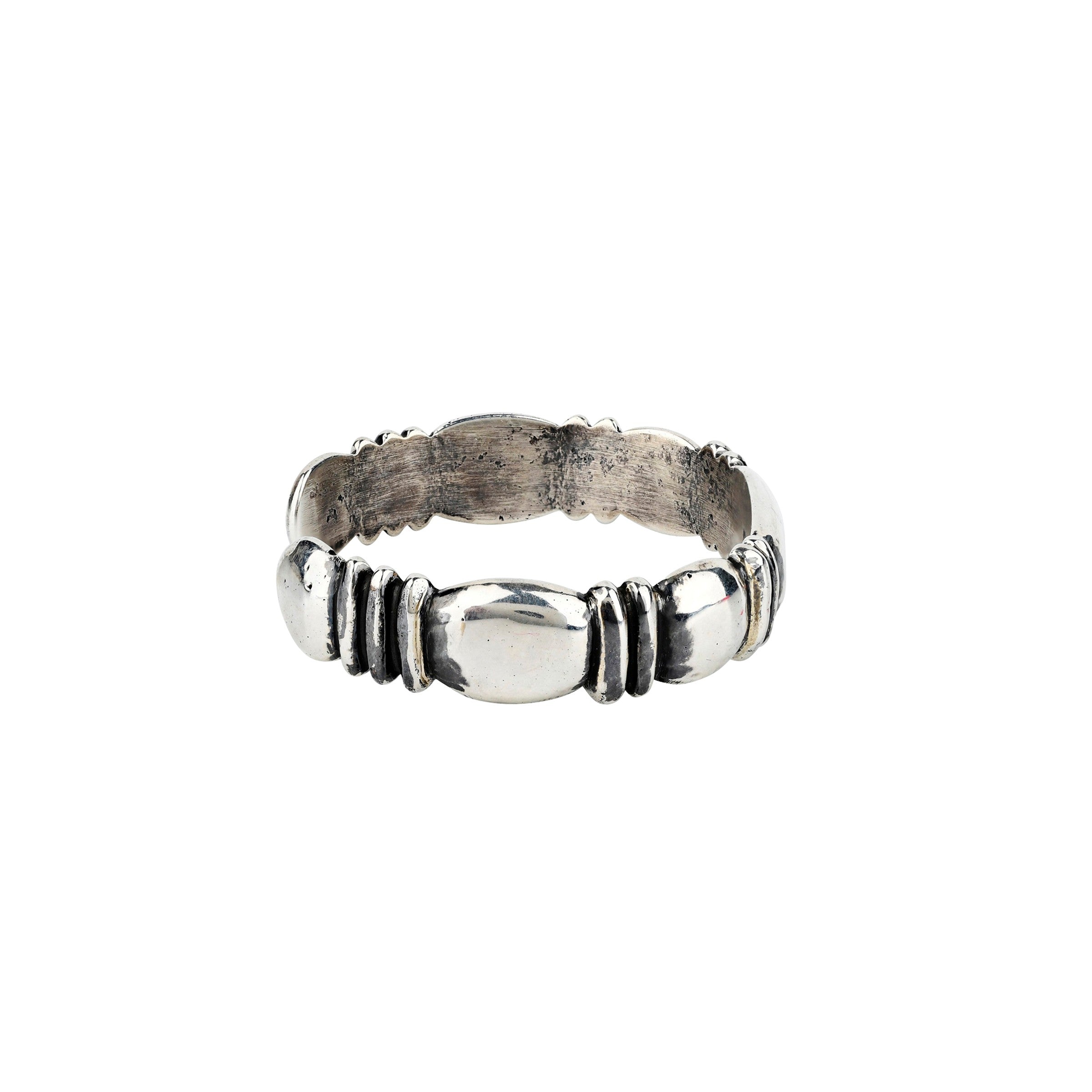 Arron Anderson Silverado Cuff, ingot silver, native, artisan, Navajo, wild west, accessory