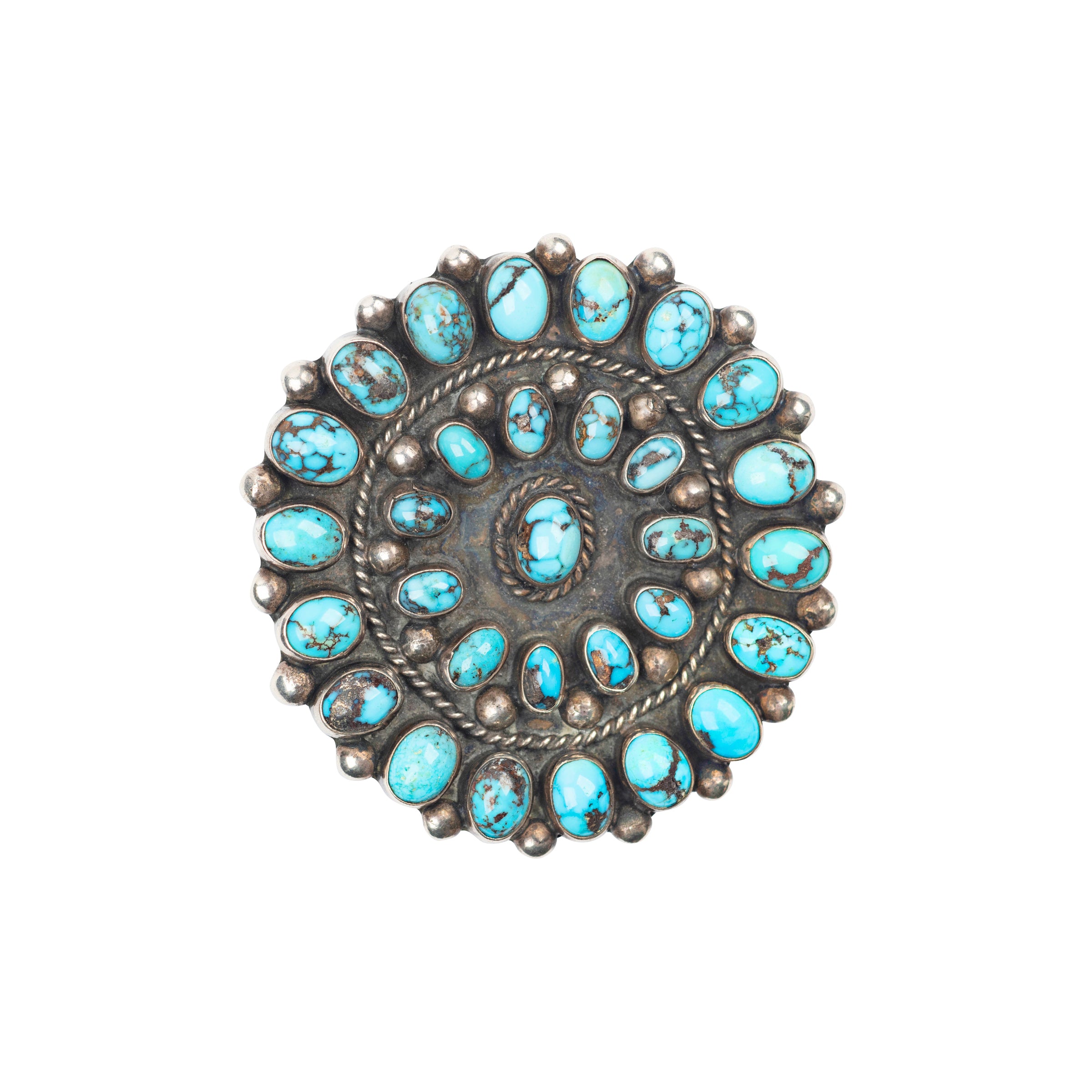 Vintage, pin, Persian turquoise, silver, tranquility, accessory, broch, lapel pin, classic  