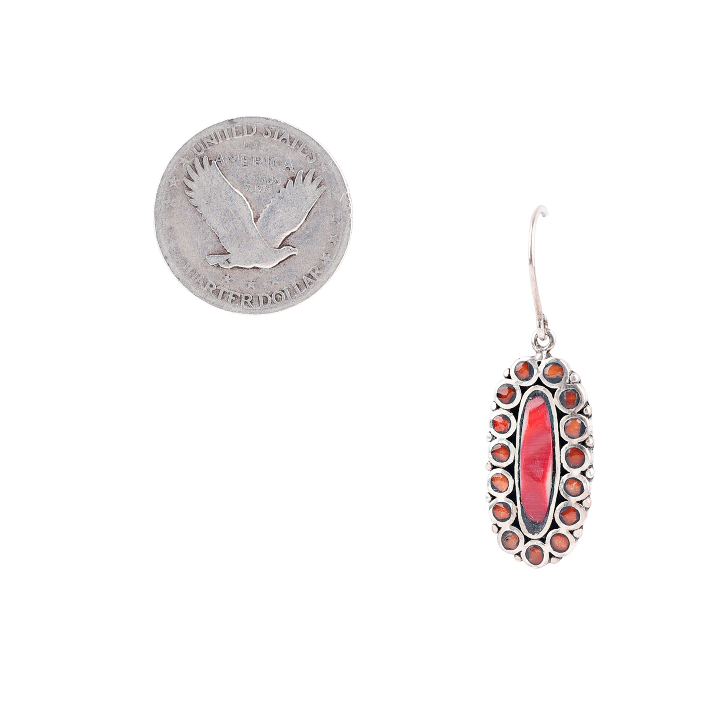 Nomad Coral Cyra Earrings