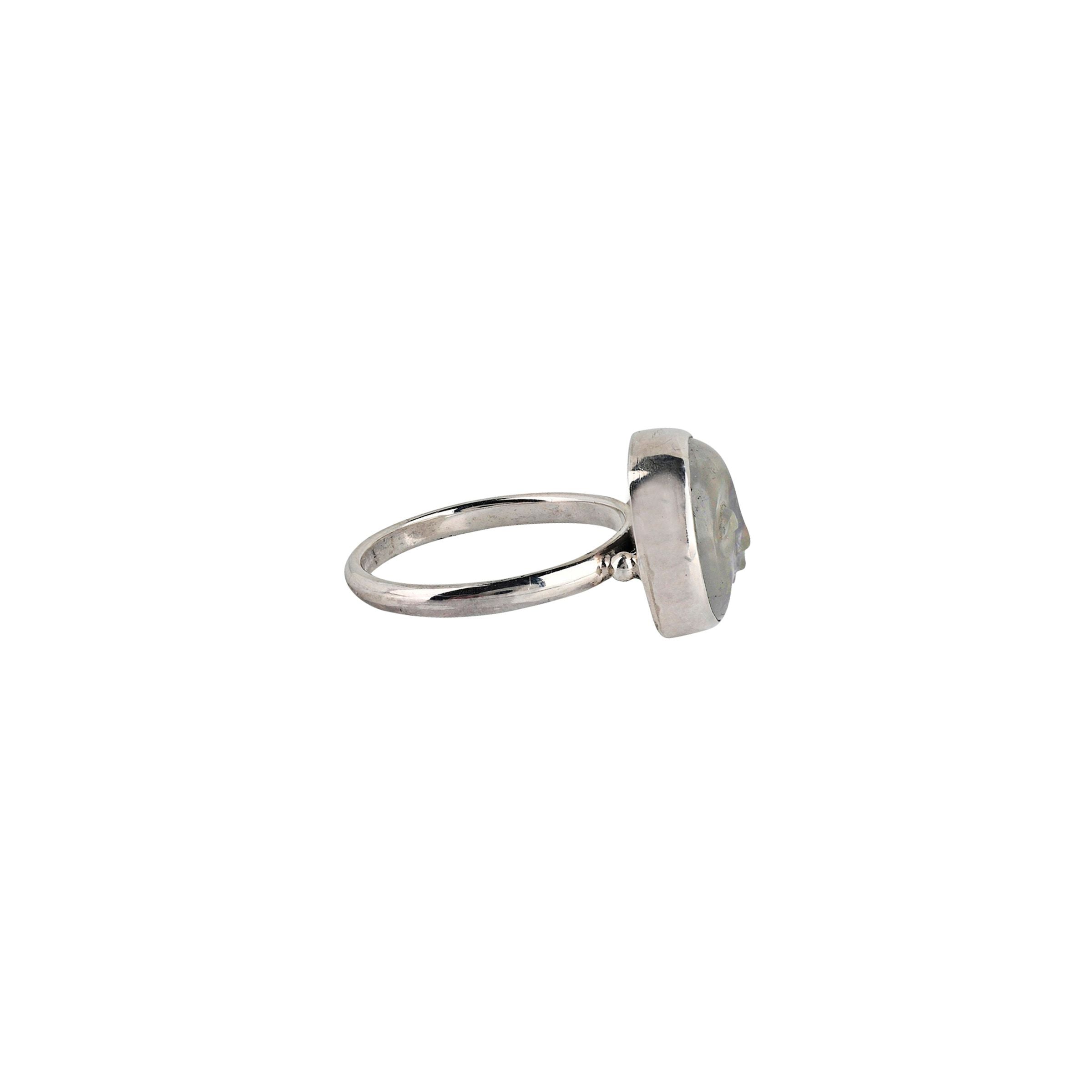 Nomad Moon Face Ring Size 9