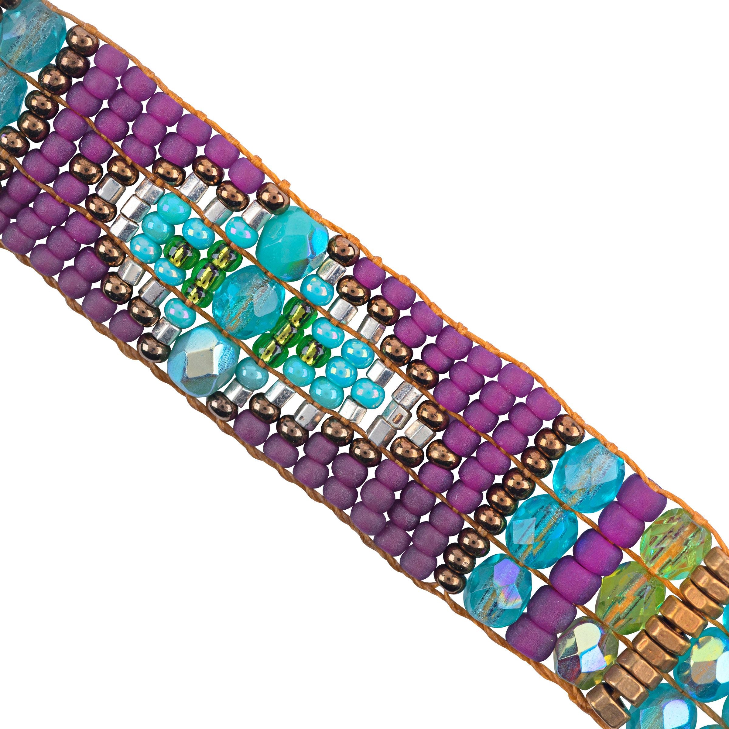 Chili Rose Pasque Beaded Bracelet