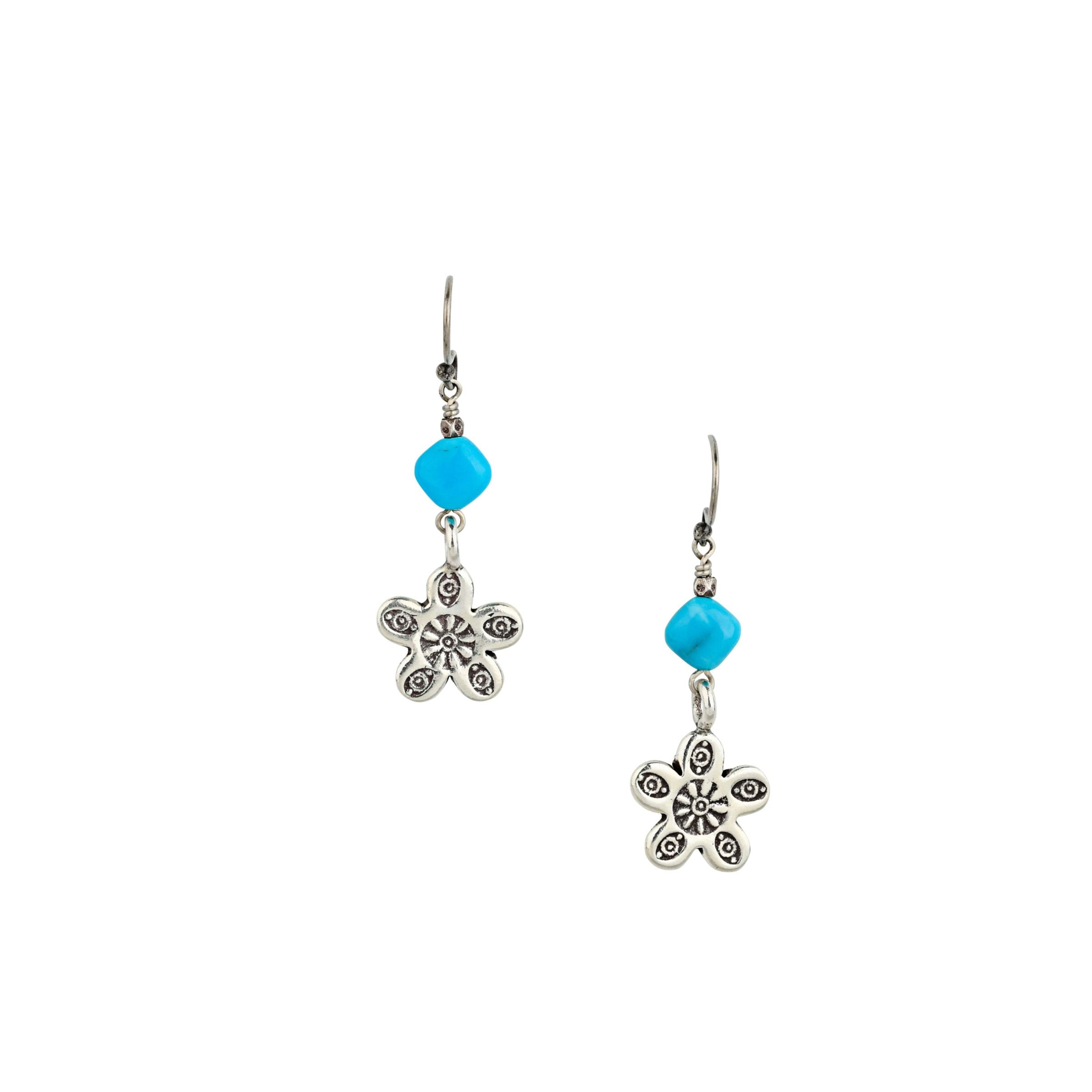 Blue Agave Drop Earrings