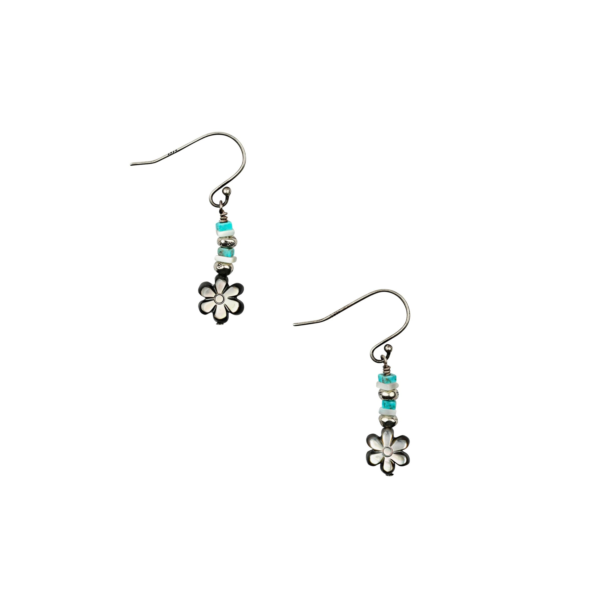 Smoke & Sage Drop Earrings