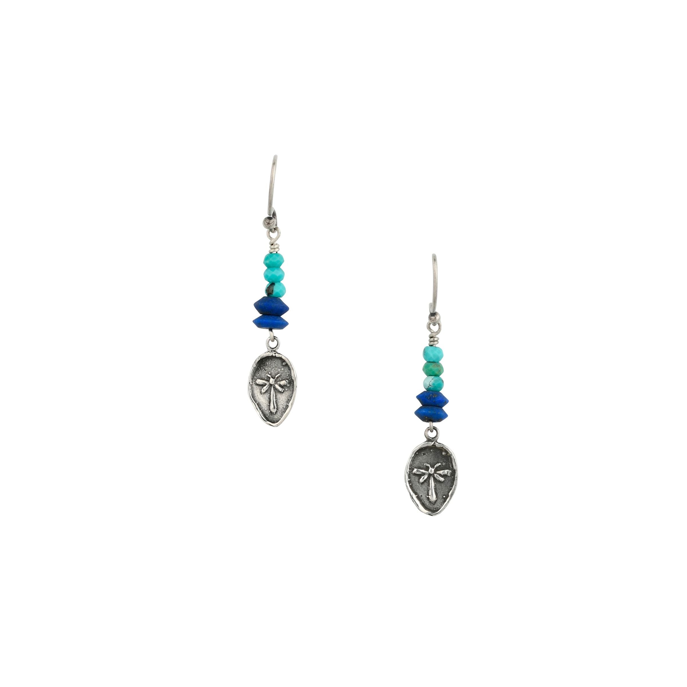 Dragonfly Spirit Drop Earrings
