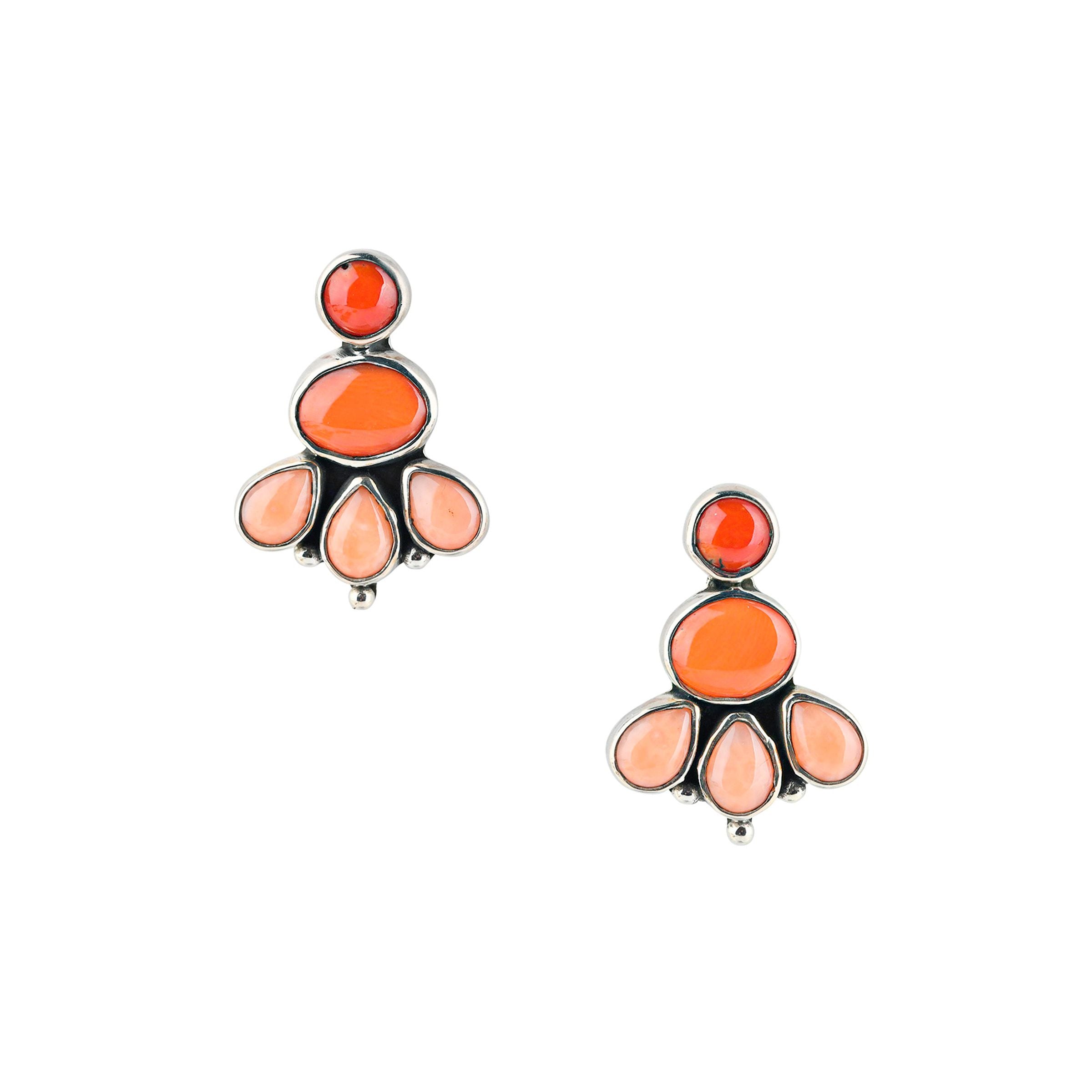 Coral Ombre Earrings