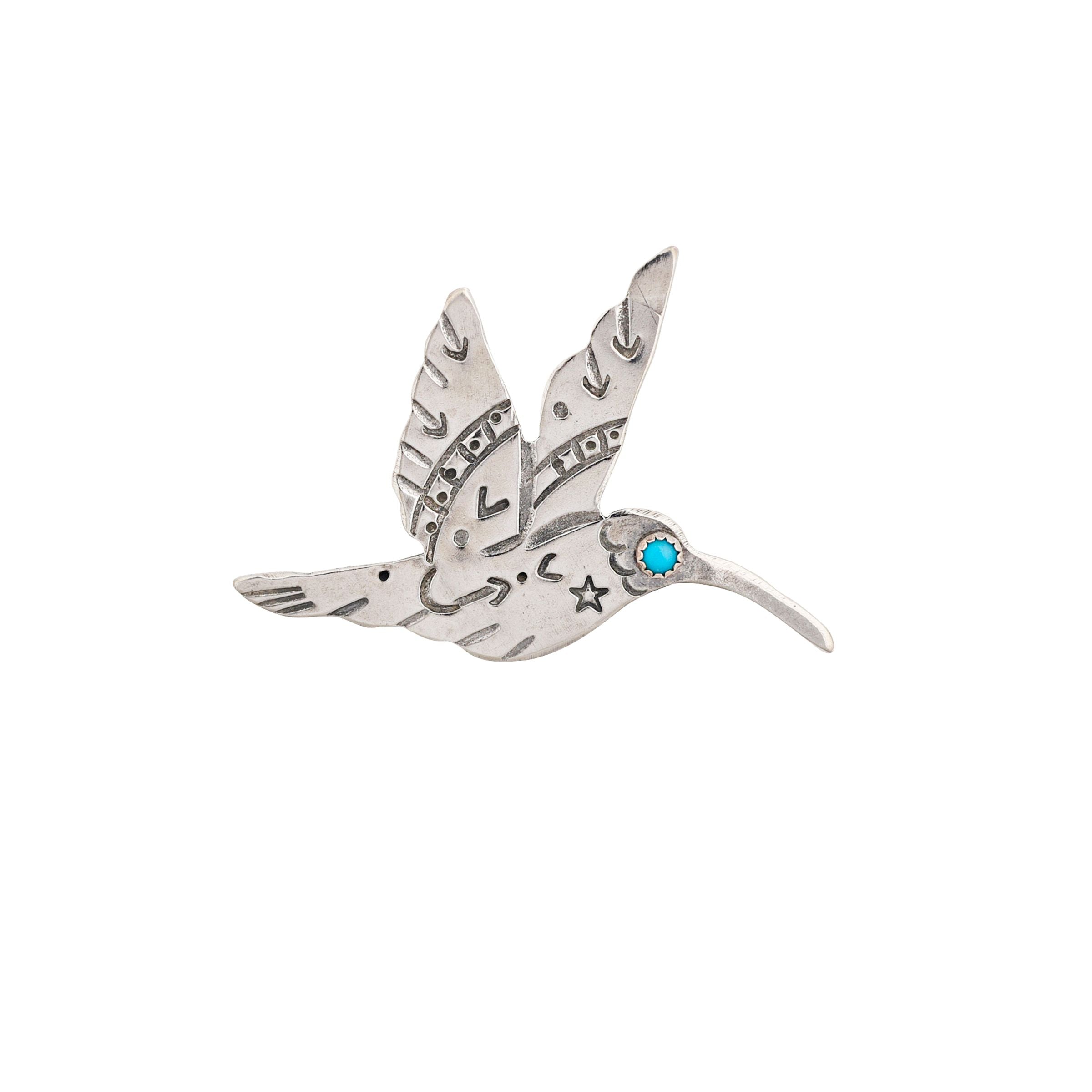 Joe Eby Hummingbird Pin