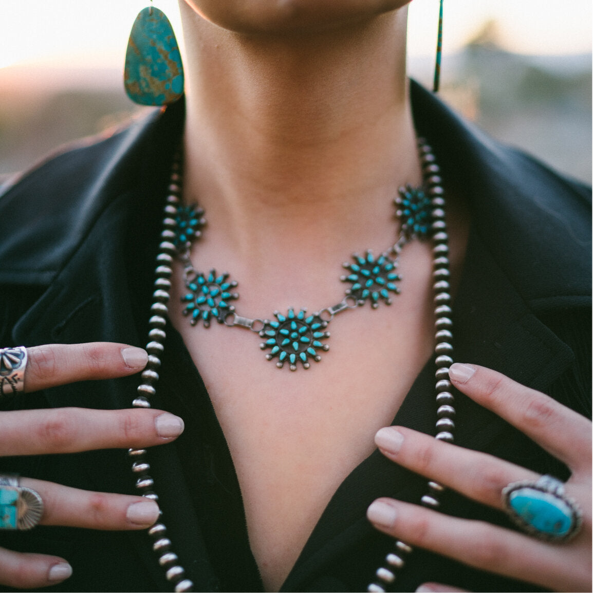 Vintage Zuni Necklace, c. 1940's