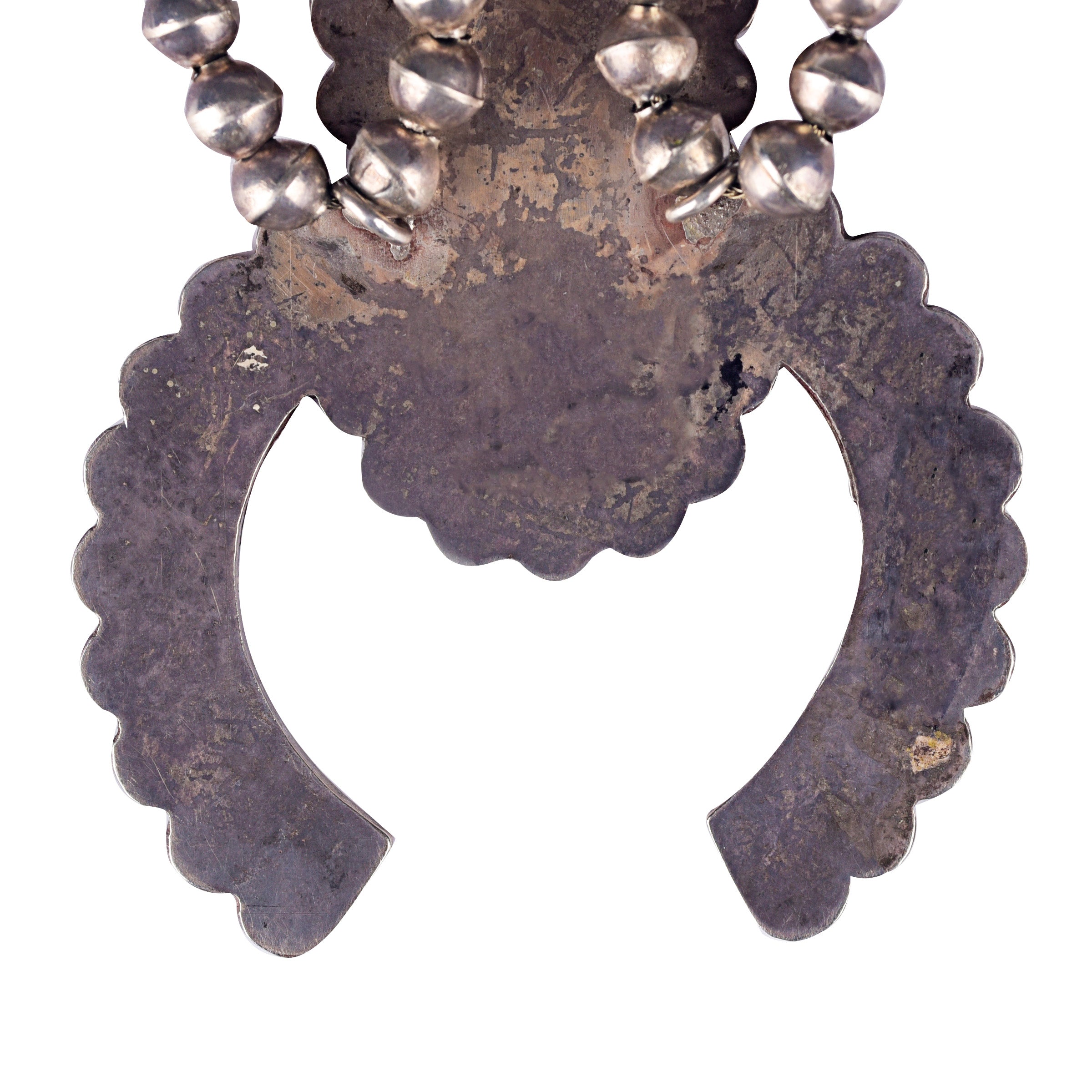 Zuni Sunface Naja Necklace, c. 1940