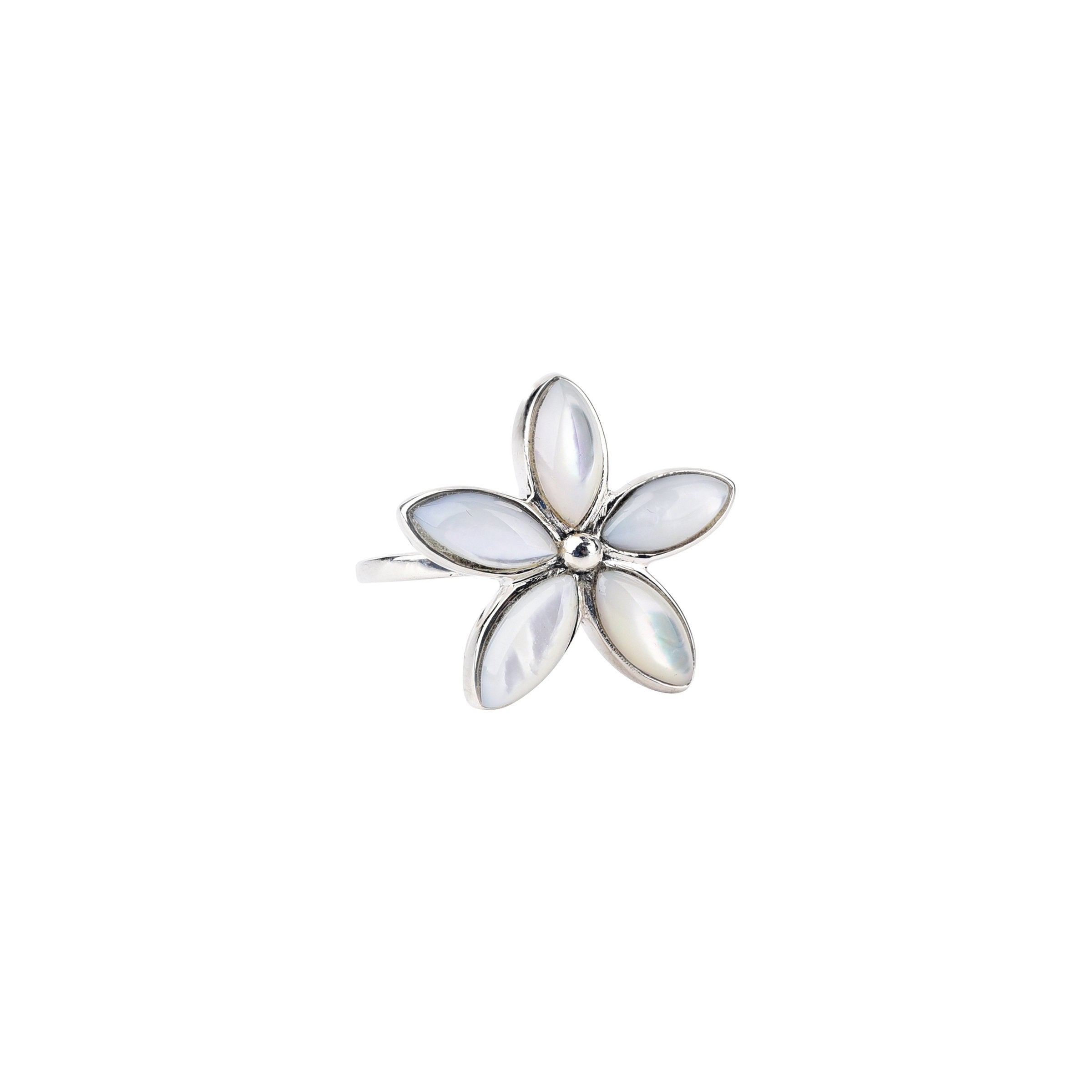 Inlay Flower Ring