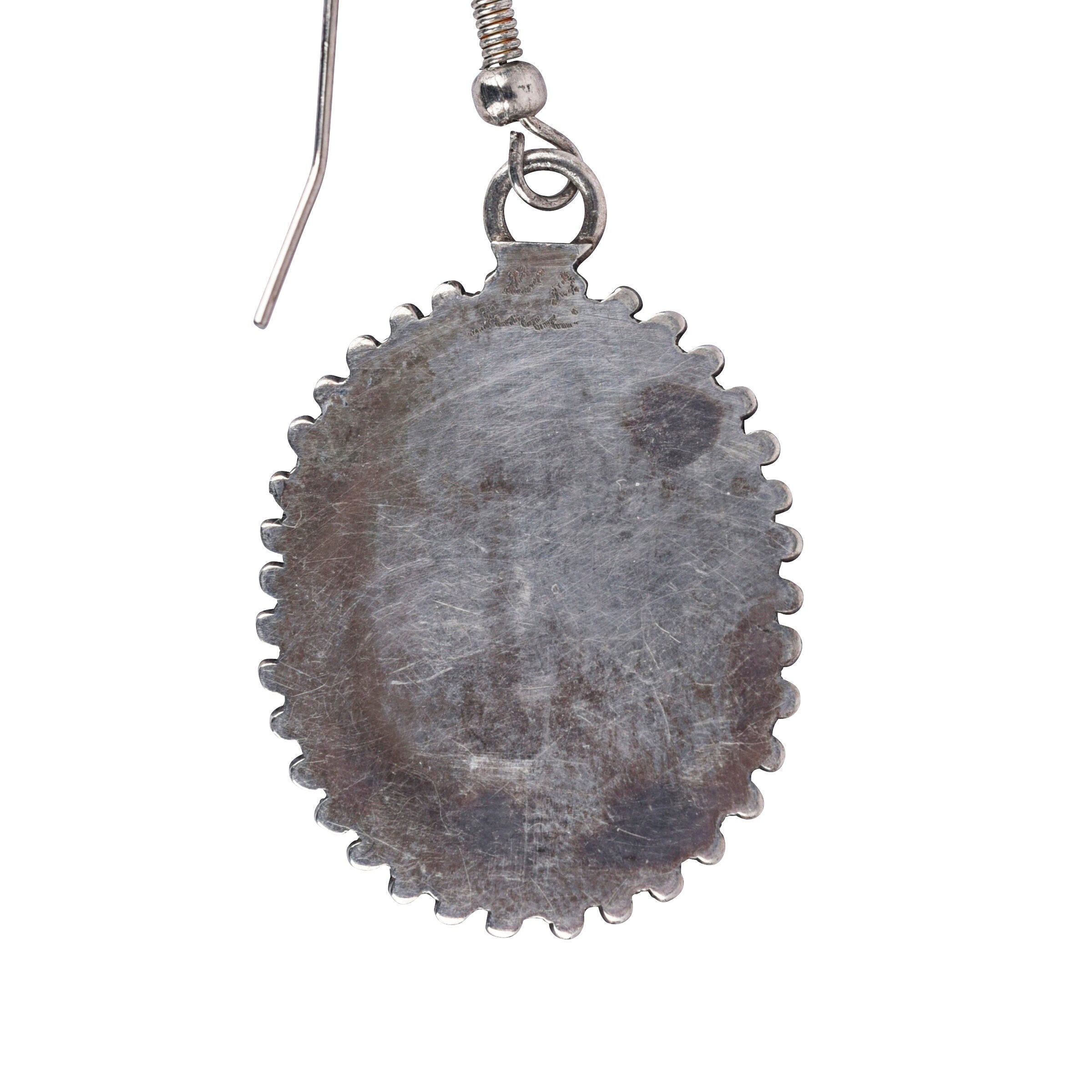 Vintage Zuni Petit Point Earrings, c. 1950's