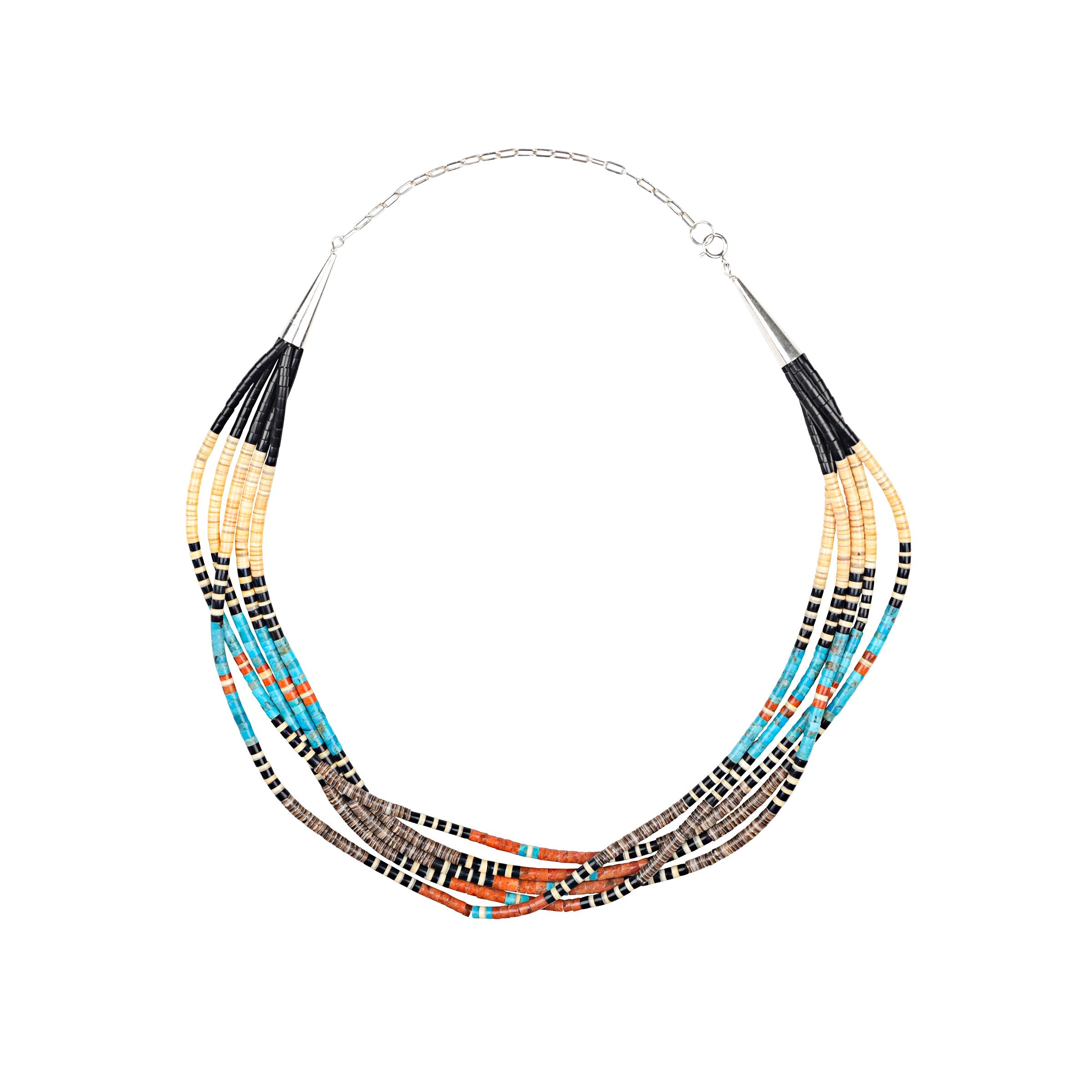 Gerard And Mary Calabaza Heishi Necklace