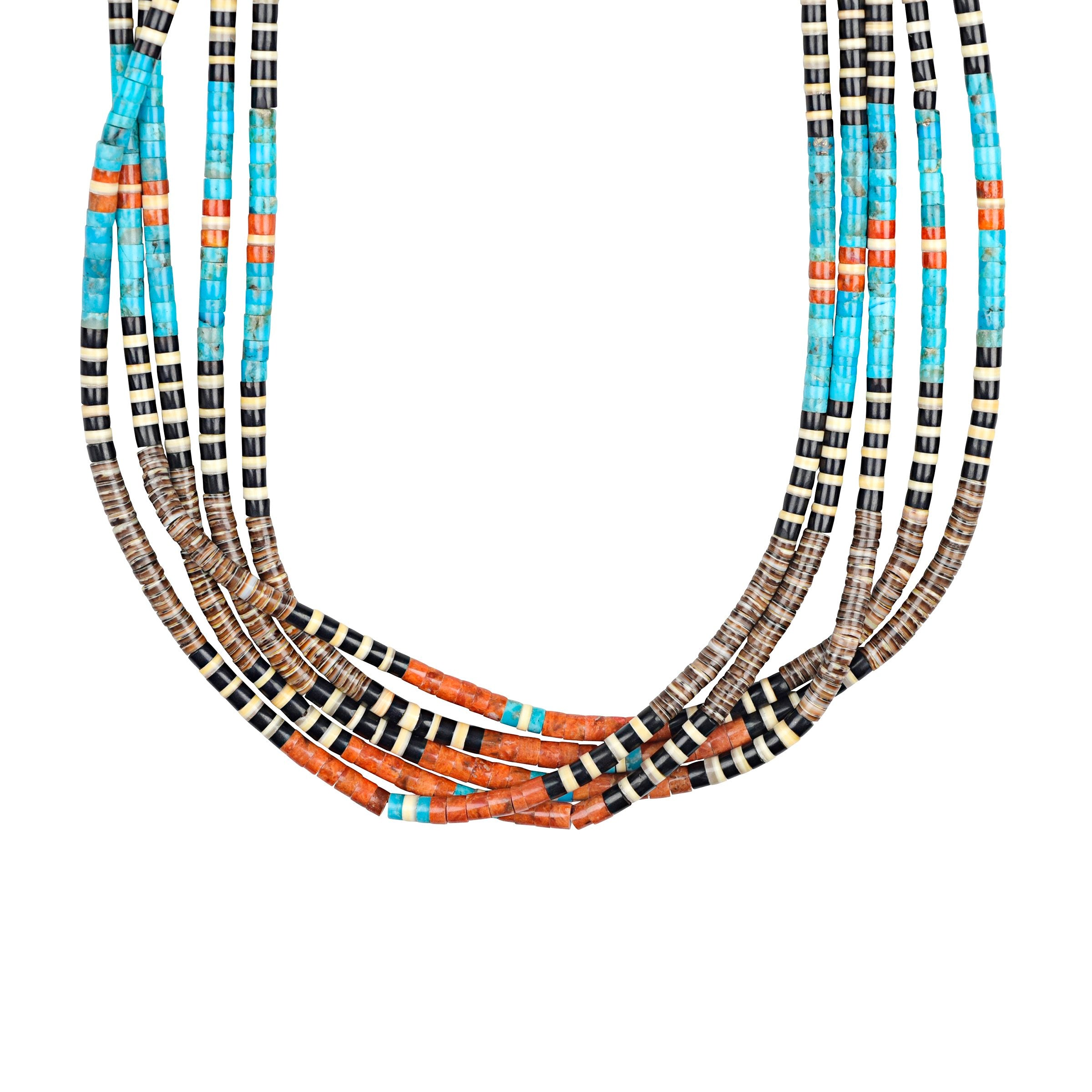 Gerard And Mary Calabaza Heishi Necklace