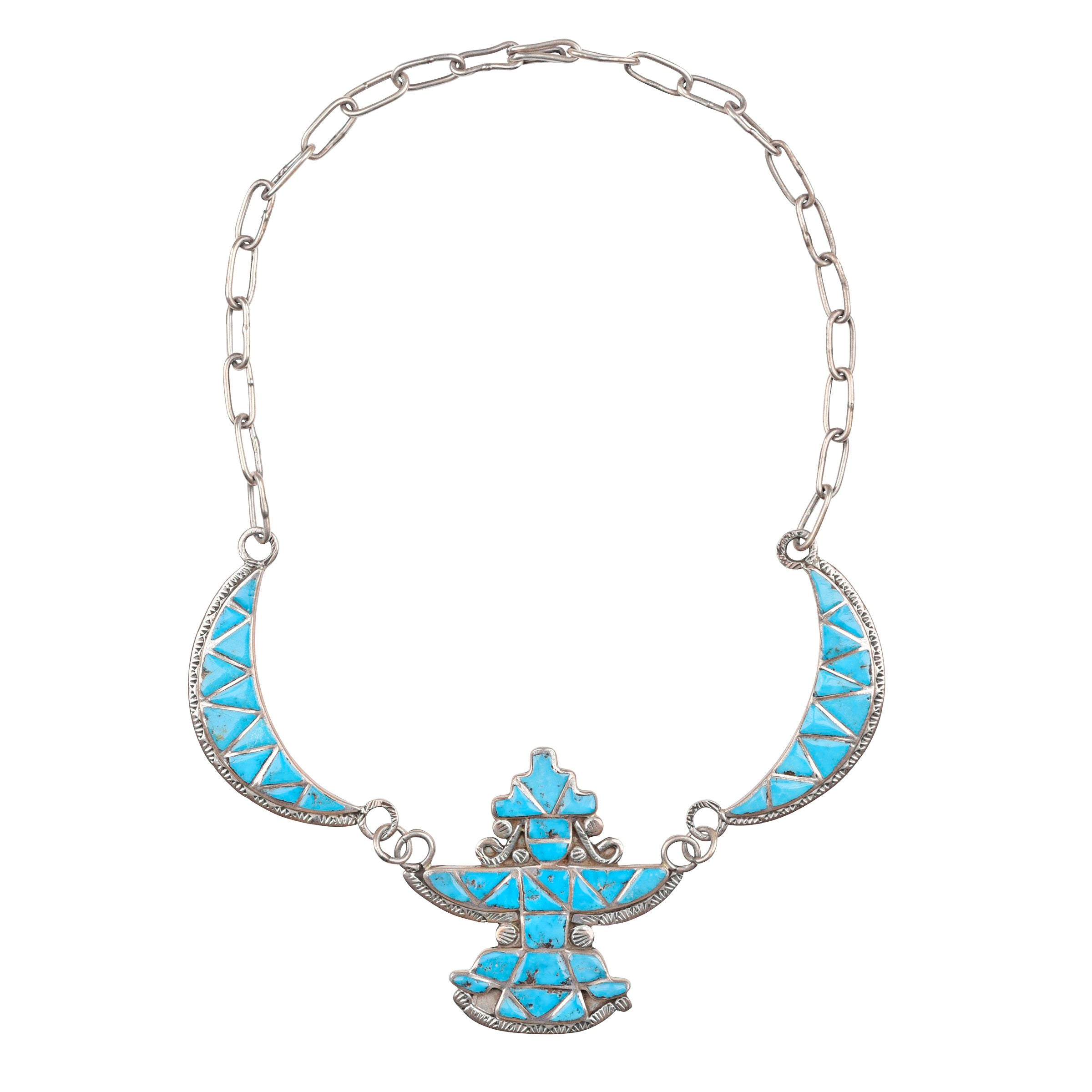 Blue Gem Necklace, c. 1970's