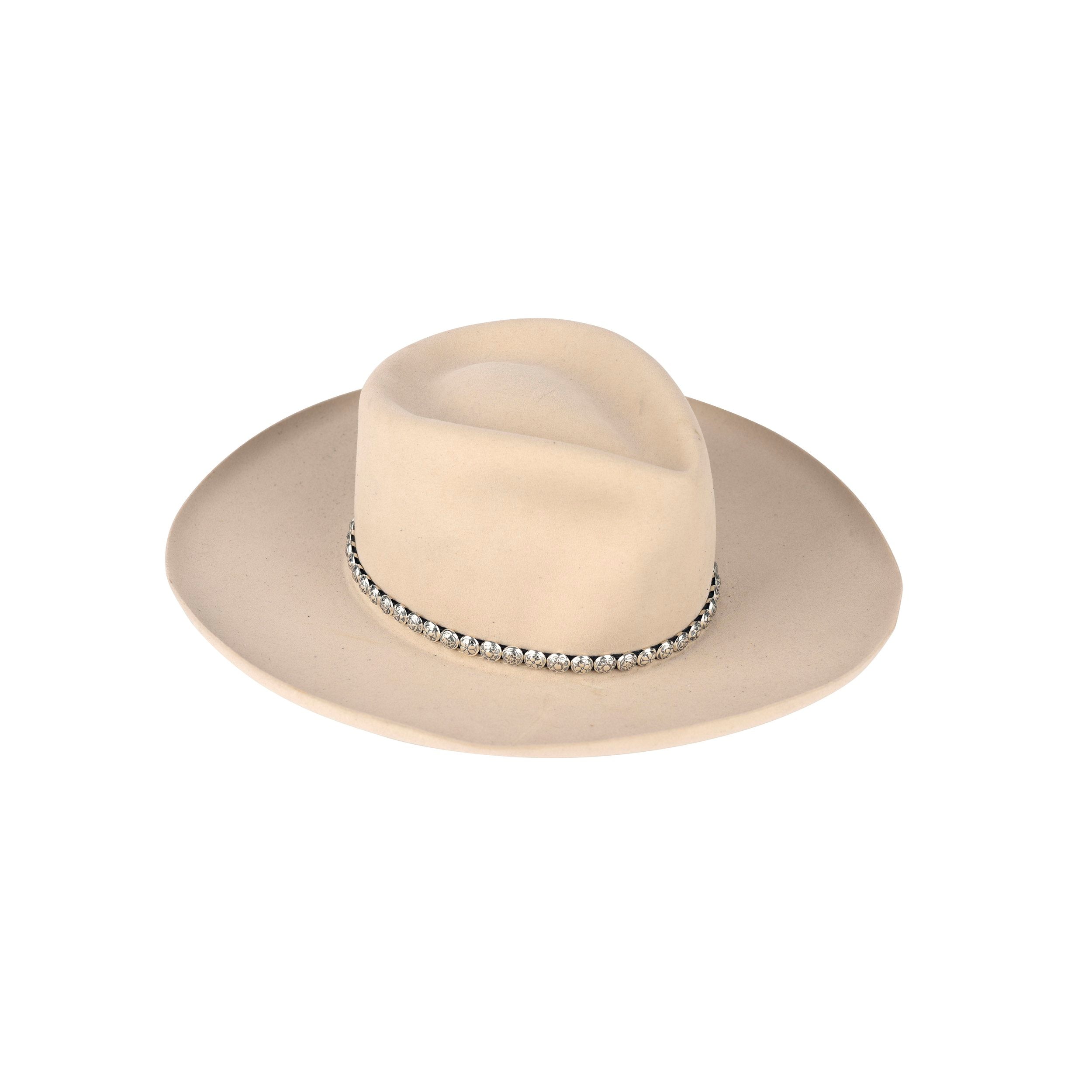 Rick Montaño Silver Stamped Hatband