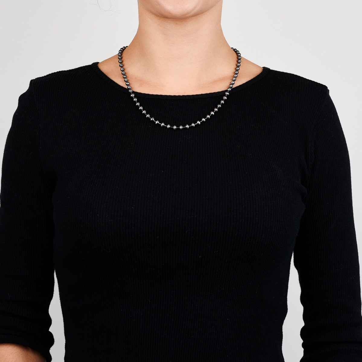 Desert Pearl 5 mm Round Beaded Chain