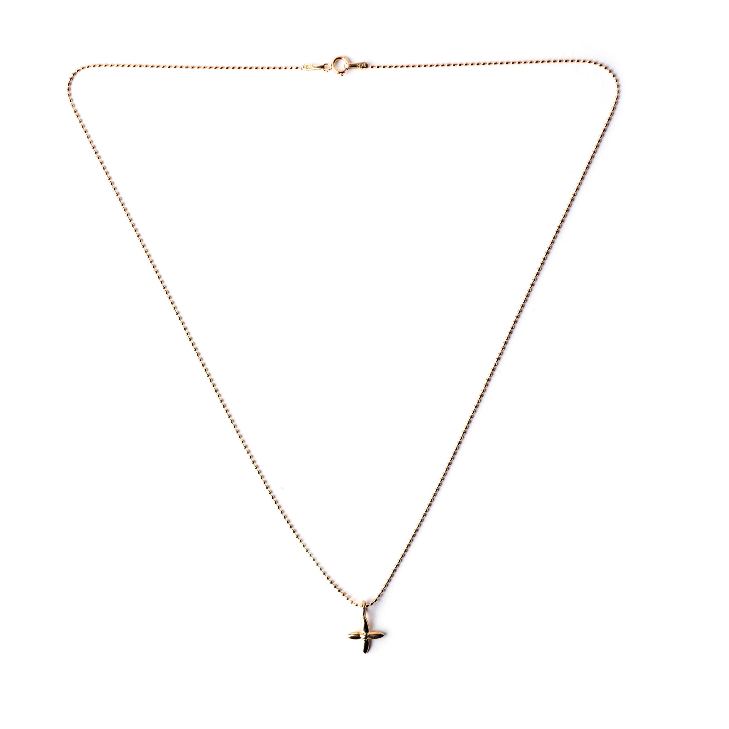Mini Cross Pendant Necklace 