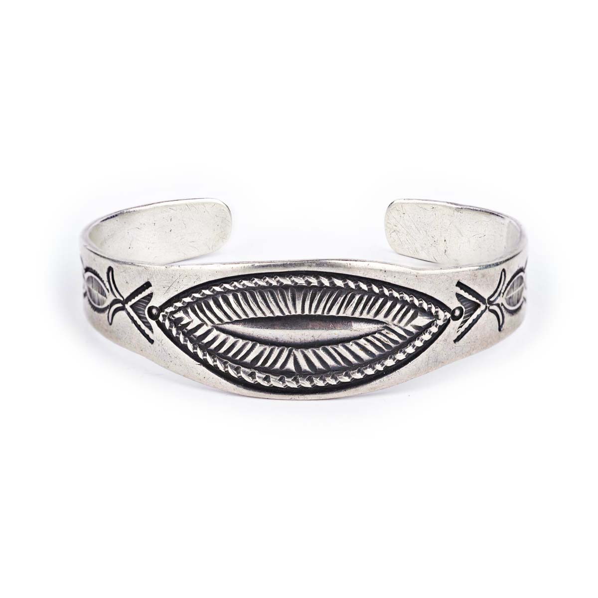 Vintage Navajo Stamp Cuff, c. 1930 