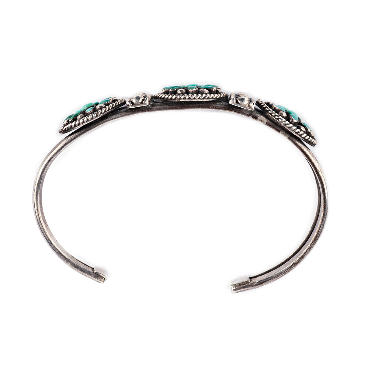 Vintage 1950's Zuni Floral Cluster Cuff