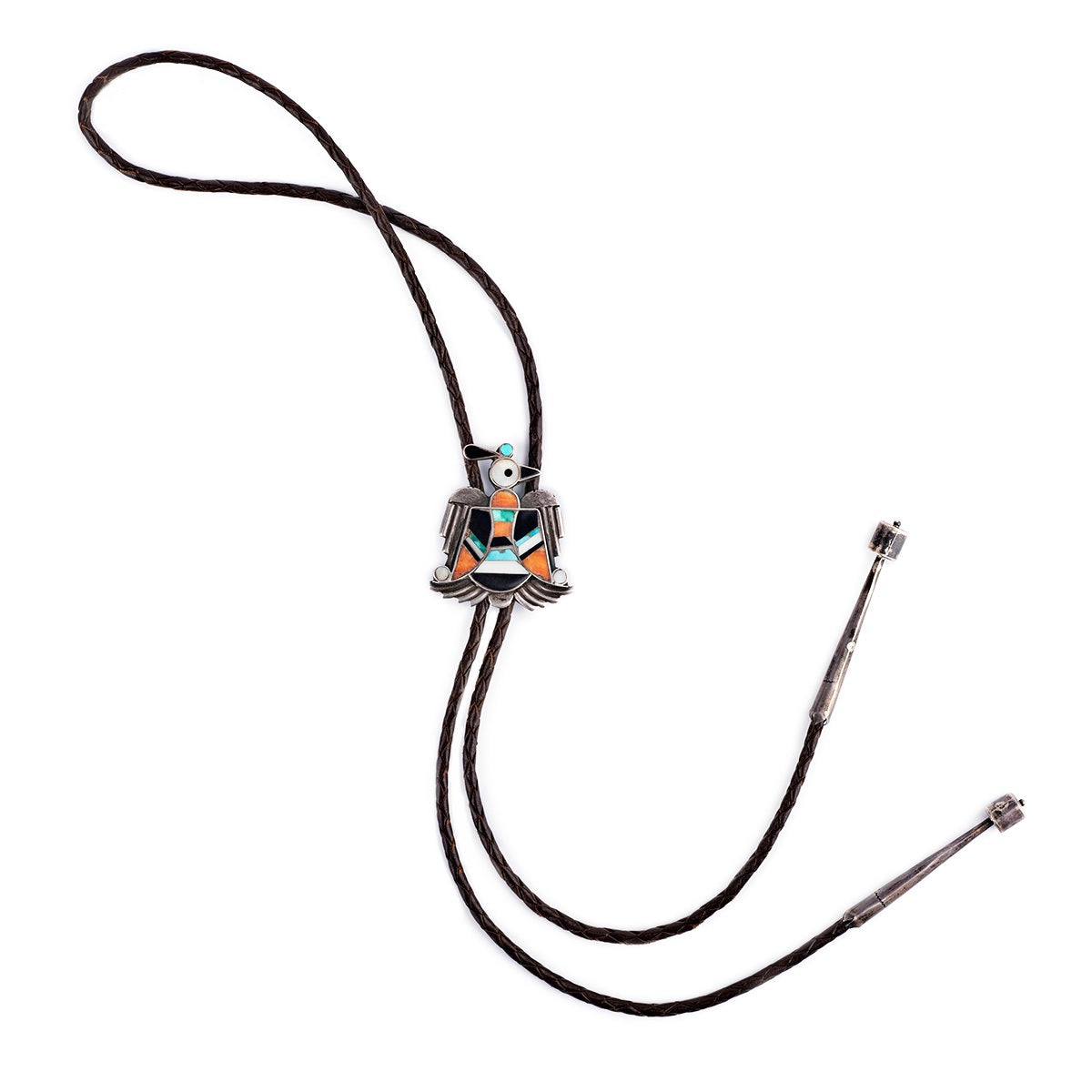 Zuni Thunderbird Bolo, c. 1950