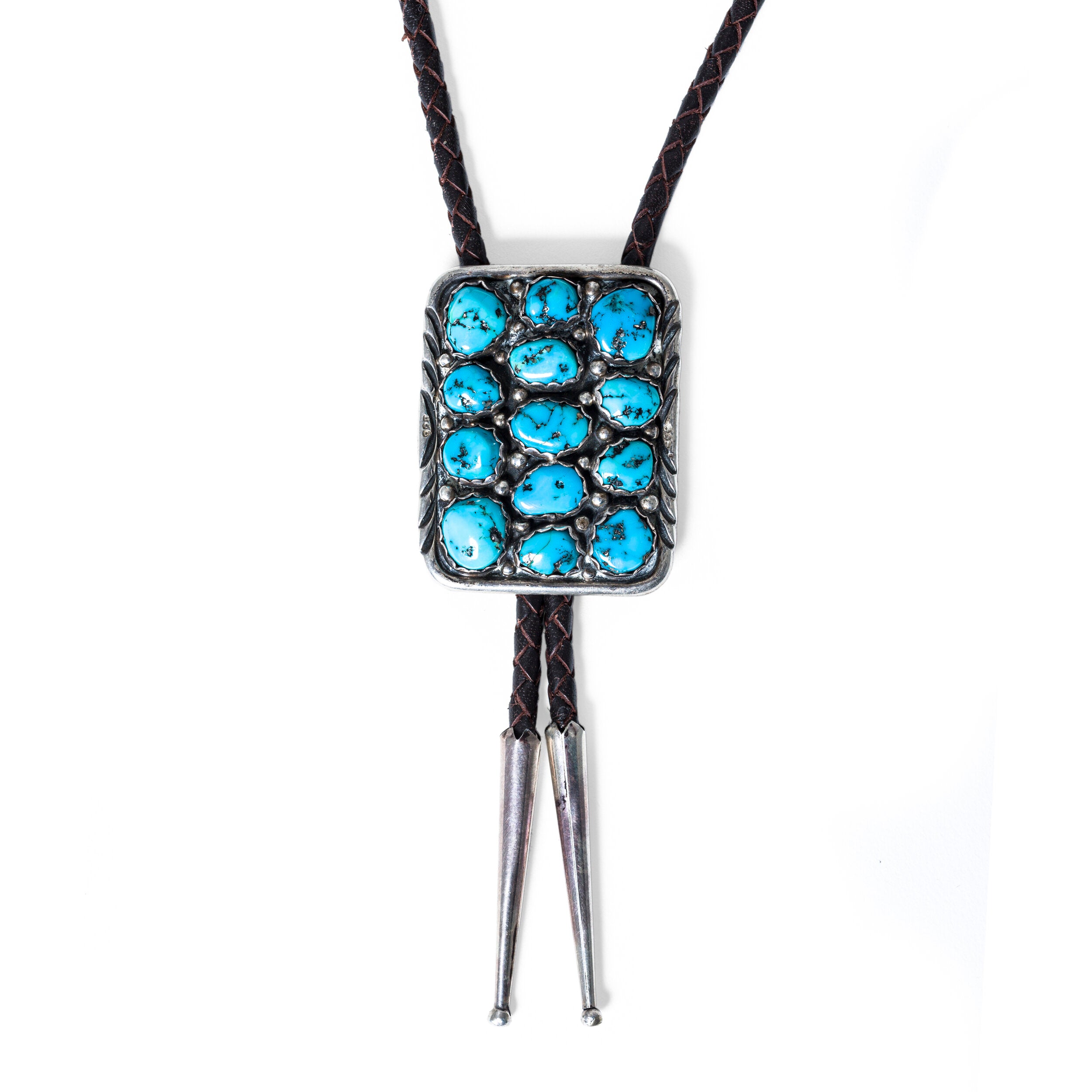 Natural Sleeping Beauty Turquoise Bolo, c. 1970