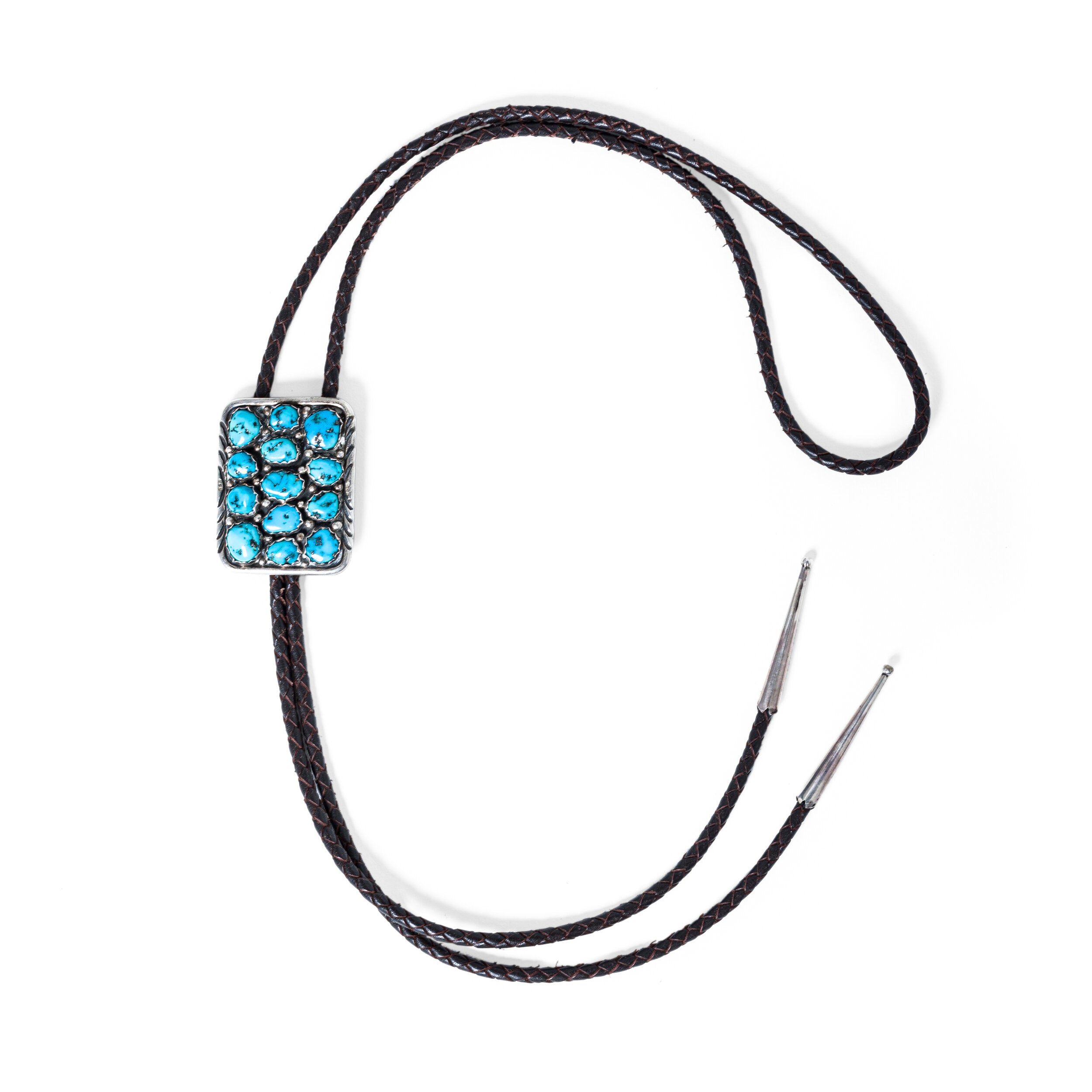 Natural Sleeping Beauty Turquoise Bolo, c. 1970