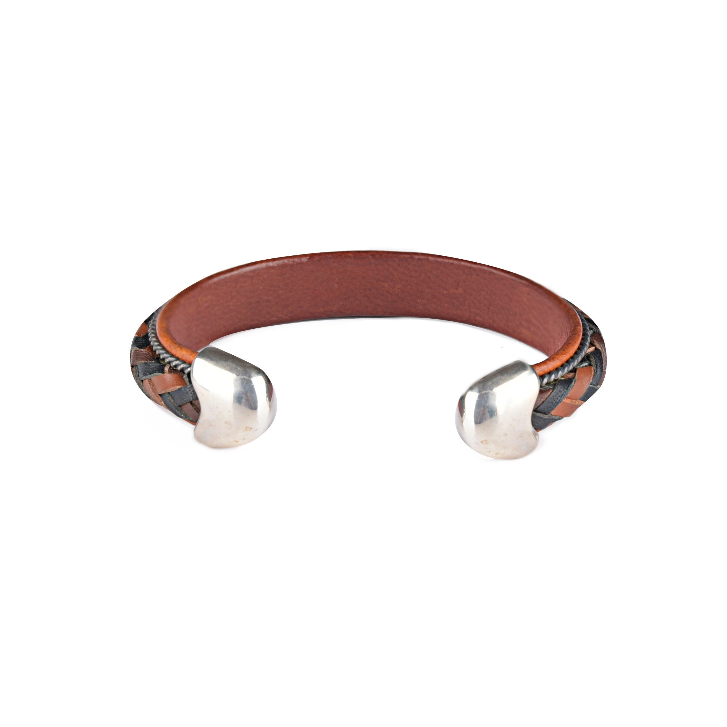 Charlie Favour Braided Leather Cuff