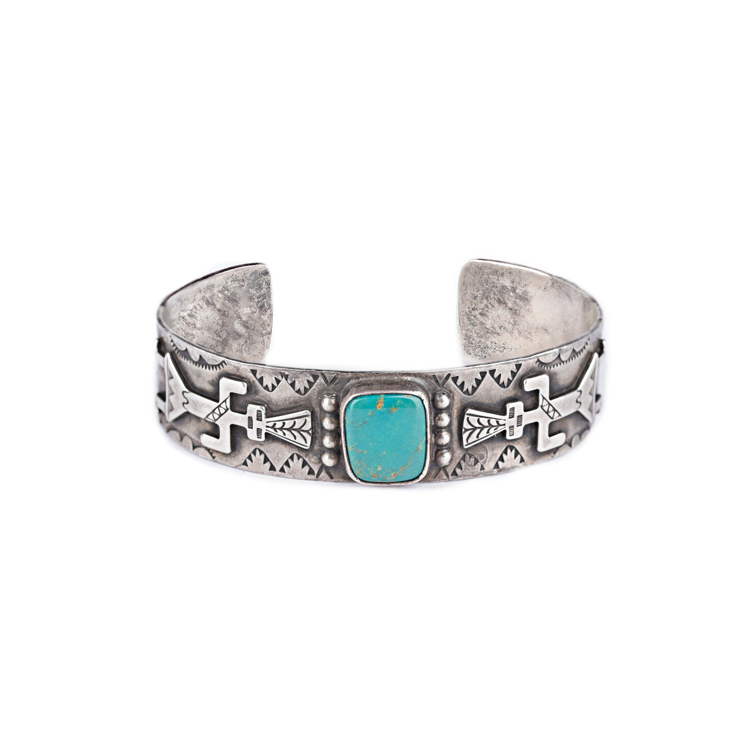 Vintage Navajo Yei Cuff, C. 1940