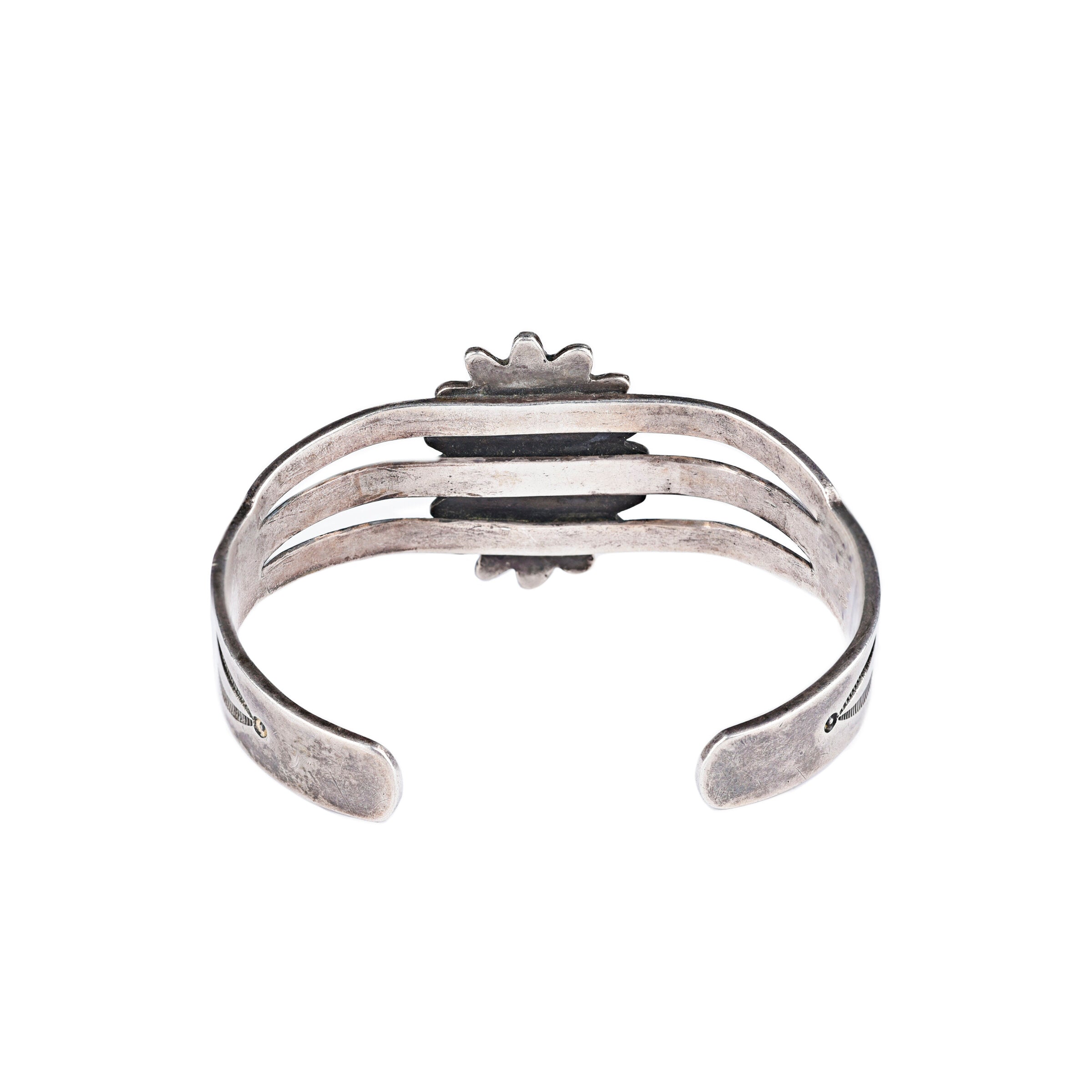 Vintage Split Shank Turquoise Cuff, C. 1940's