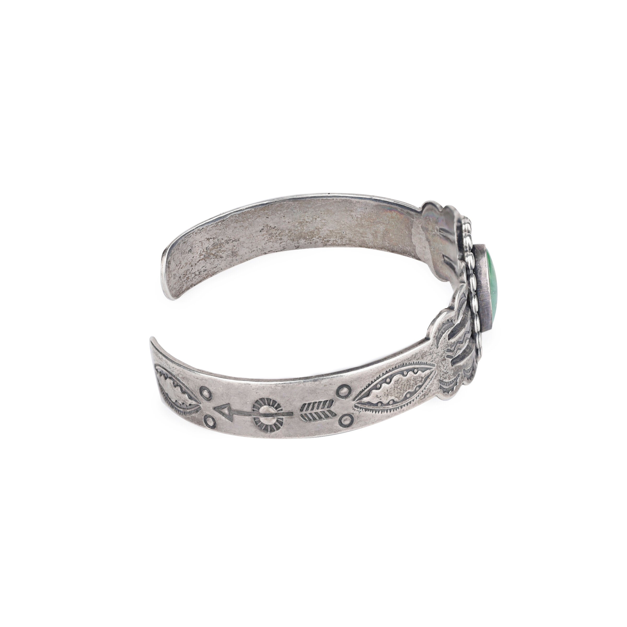 Vintage Stamped Cuff, c. 1940's