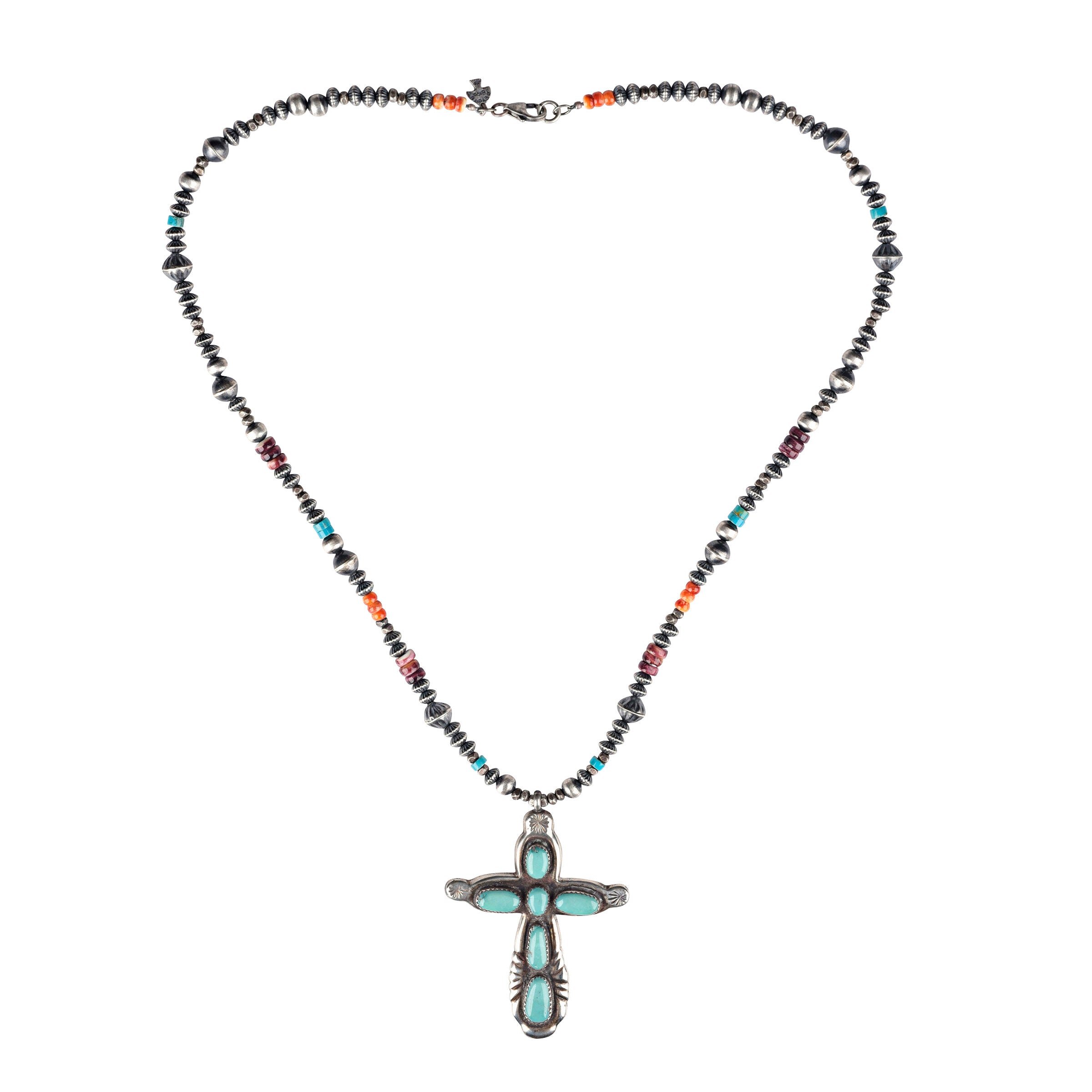 Horace Iule Cross Pendant Necklace