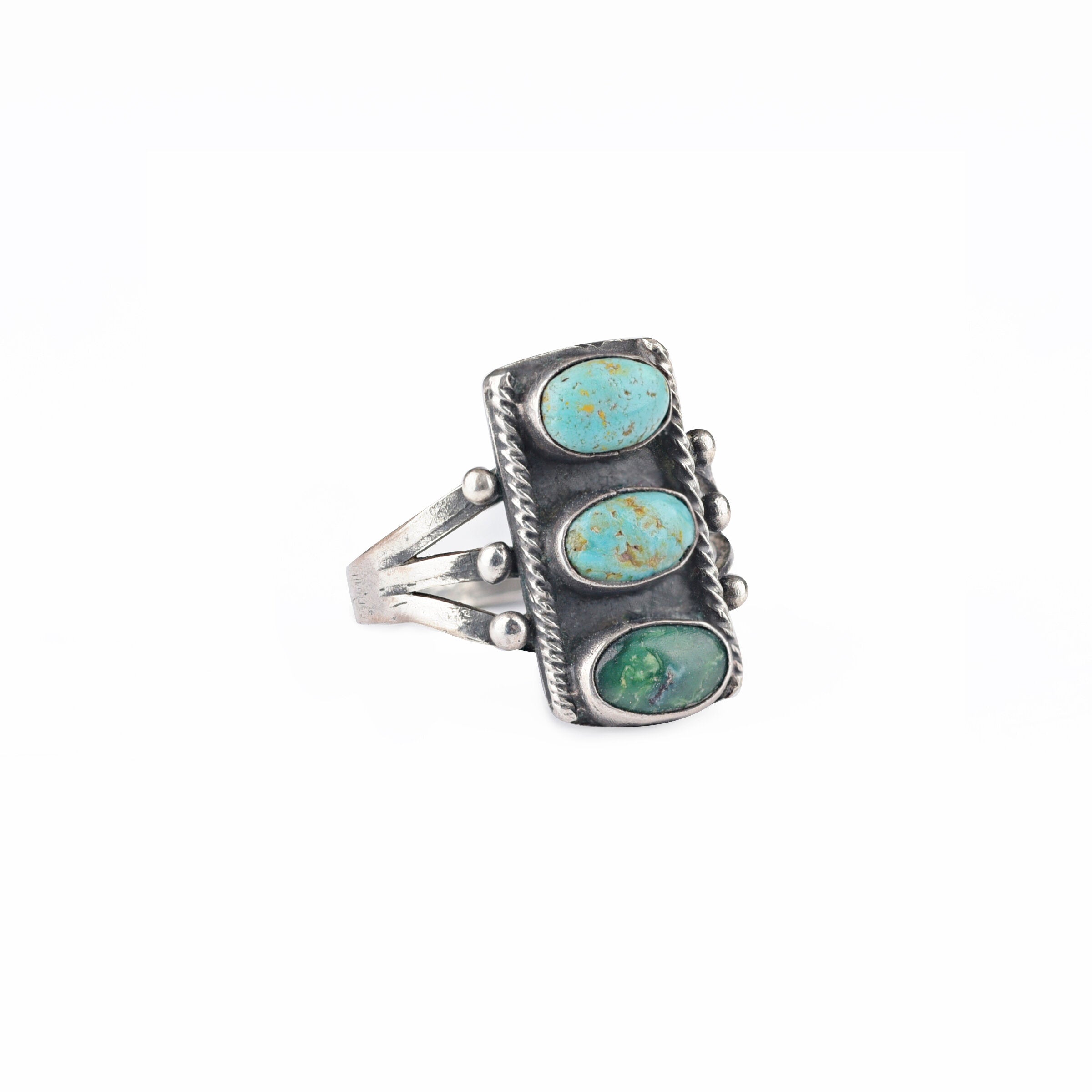 Vintage Navajo Turquoise Ring C. 1950