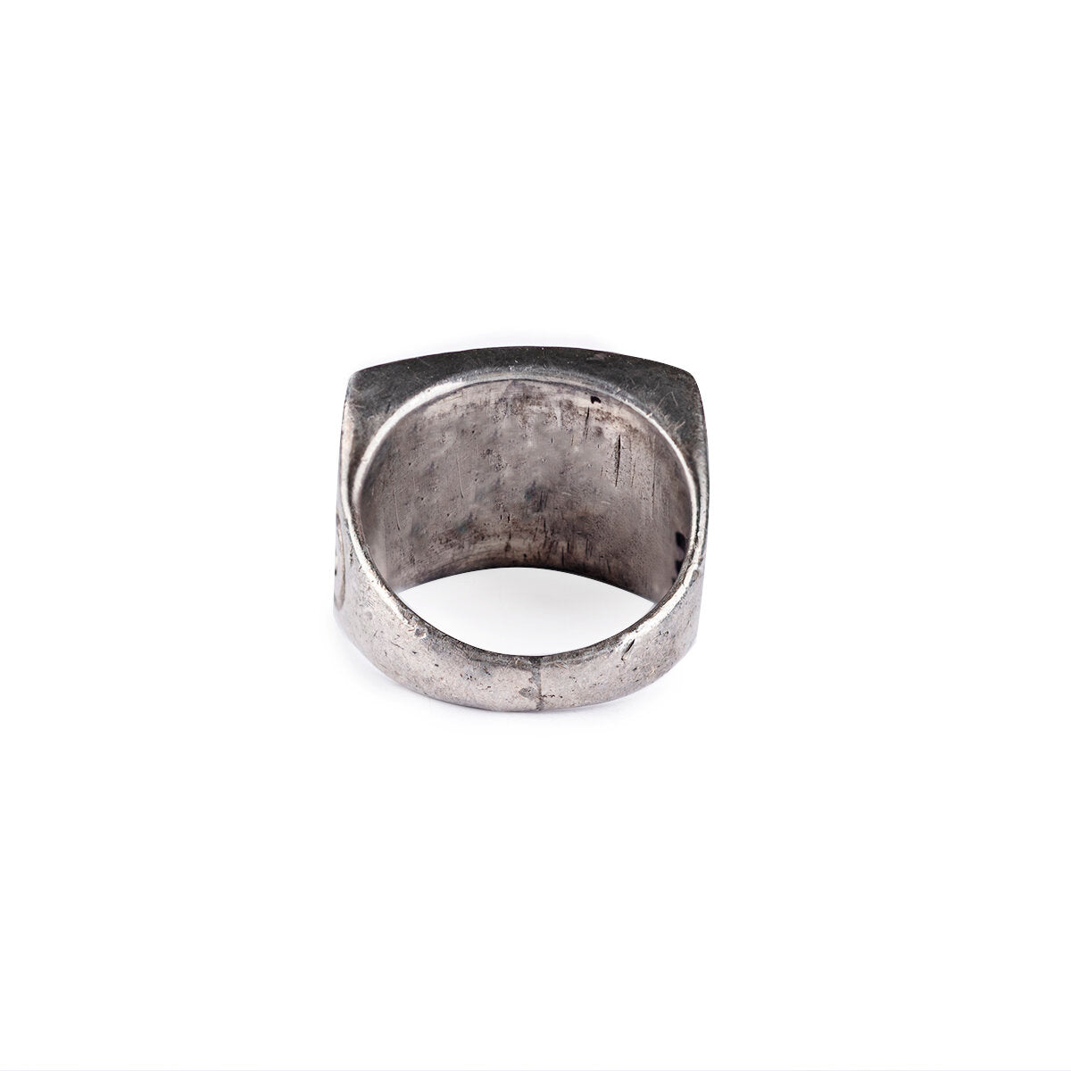 Vintage Zuni Blue Gem Inlay Ring, C. 1950