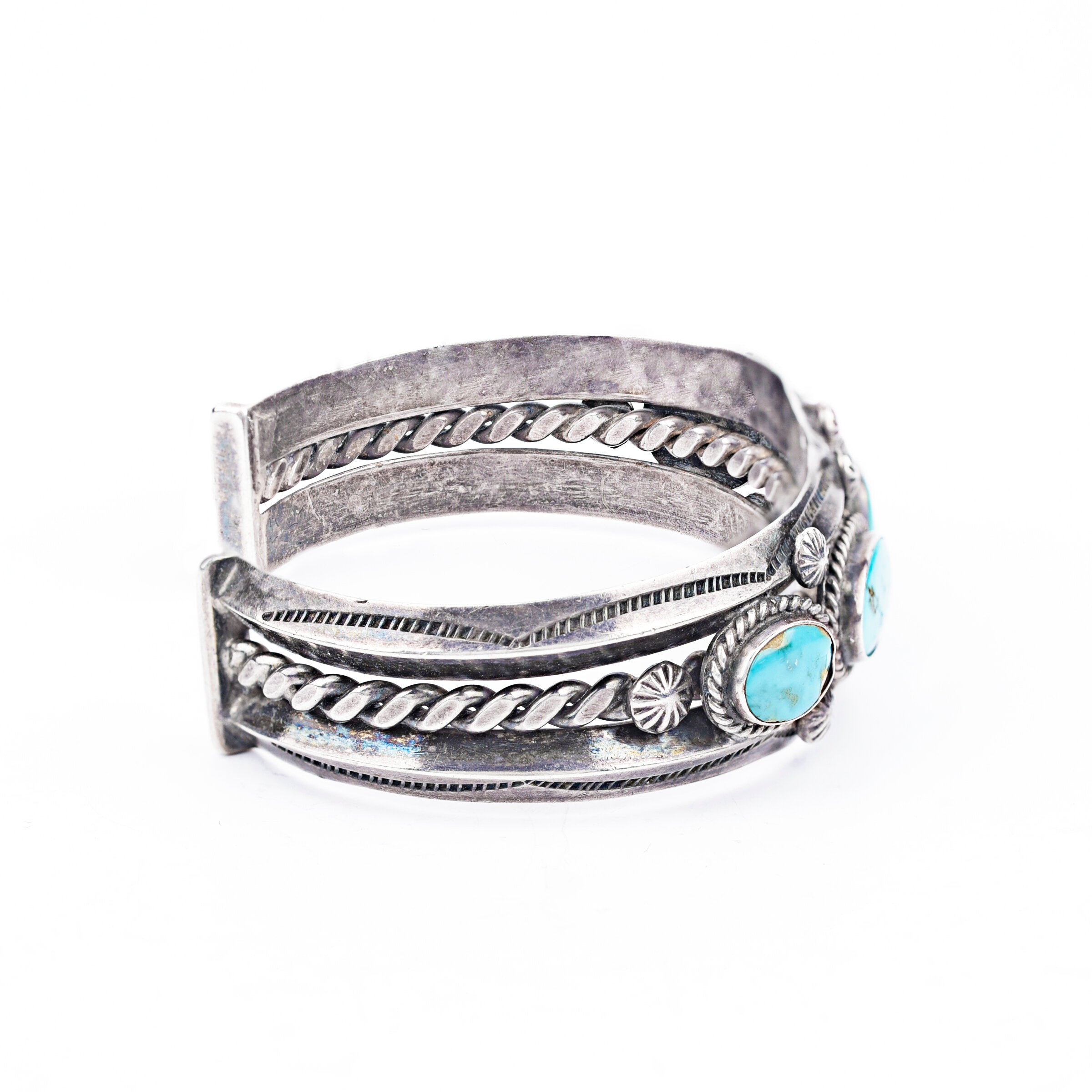 Vintage Blessing Way Blue Gem Cuff, c. 1960's