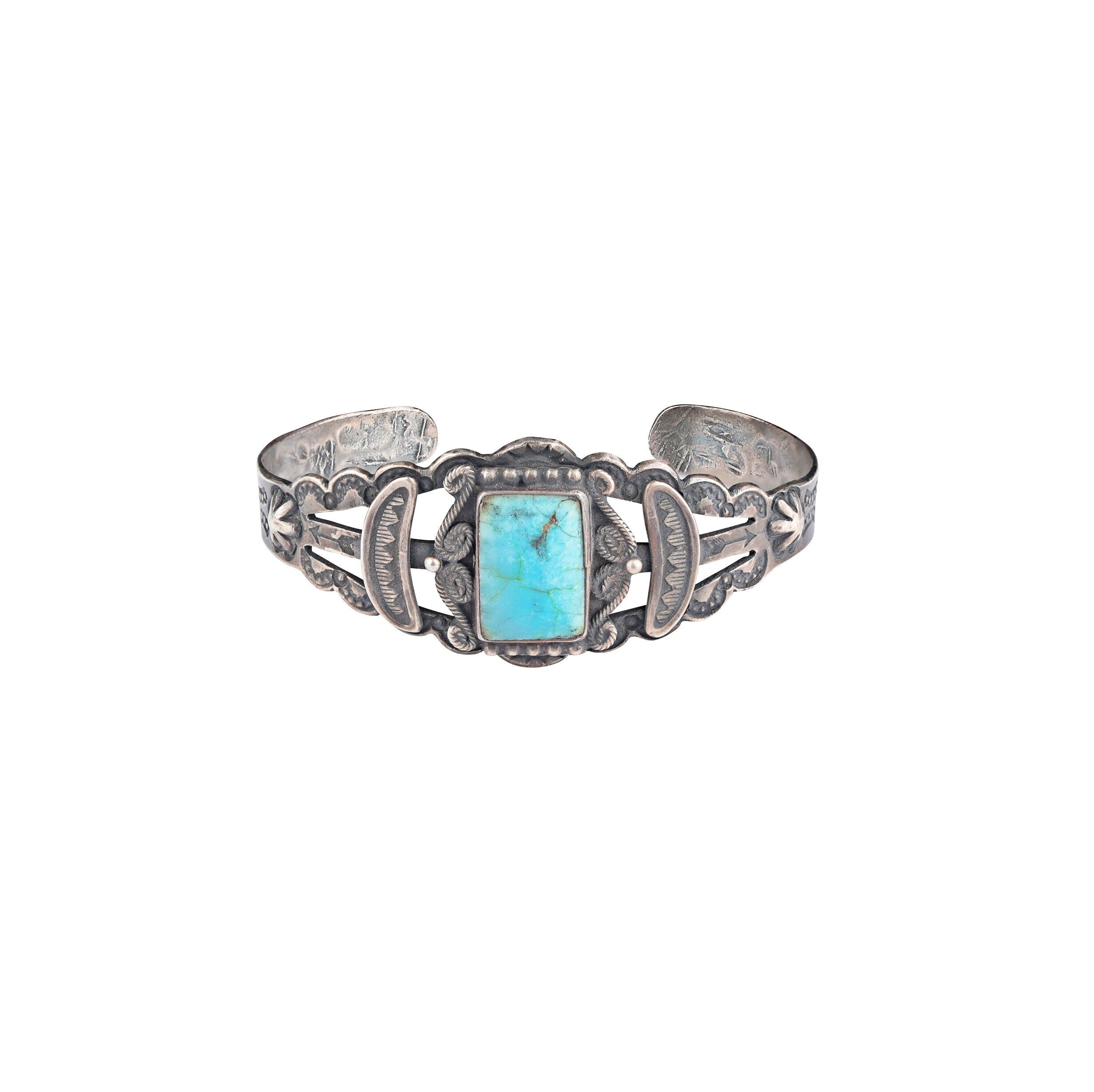 Vintage Fred Harvey Era Turquoise Cuff