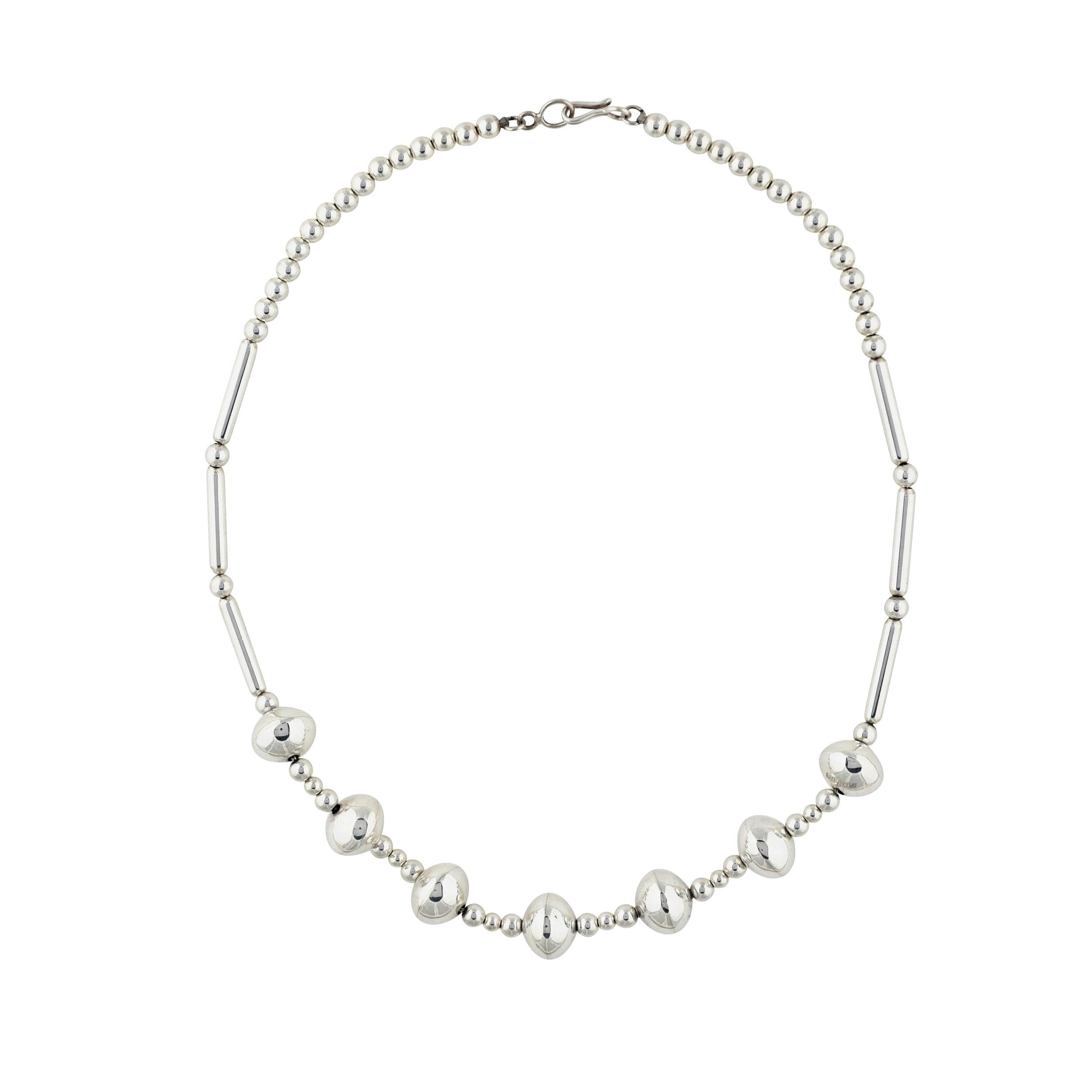 Mitchell Calabaza Silver Sky Necklace