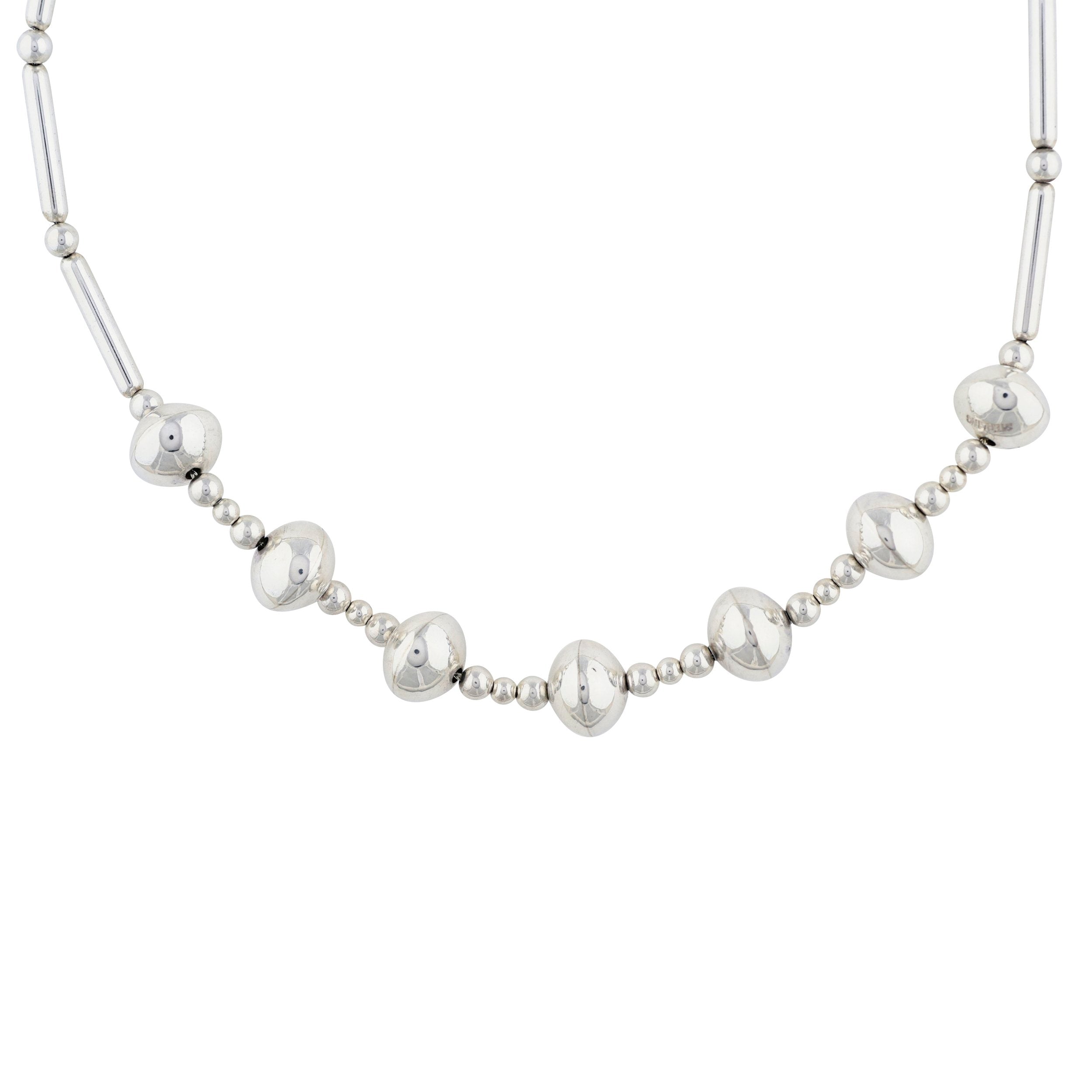 Mitchell Calabaza Silver Sky Necklace