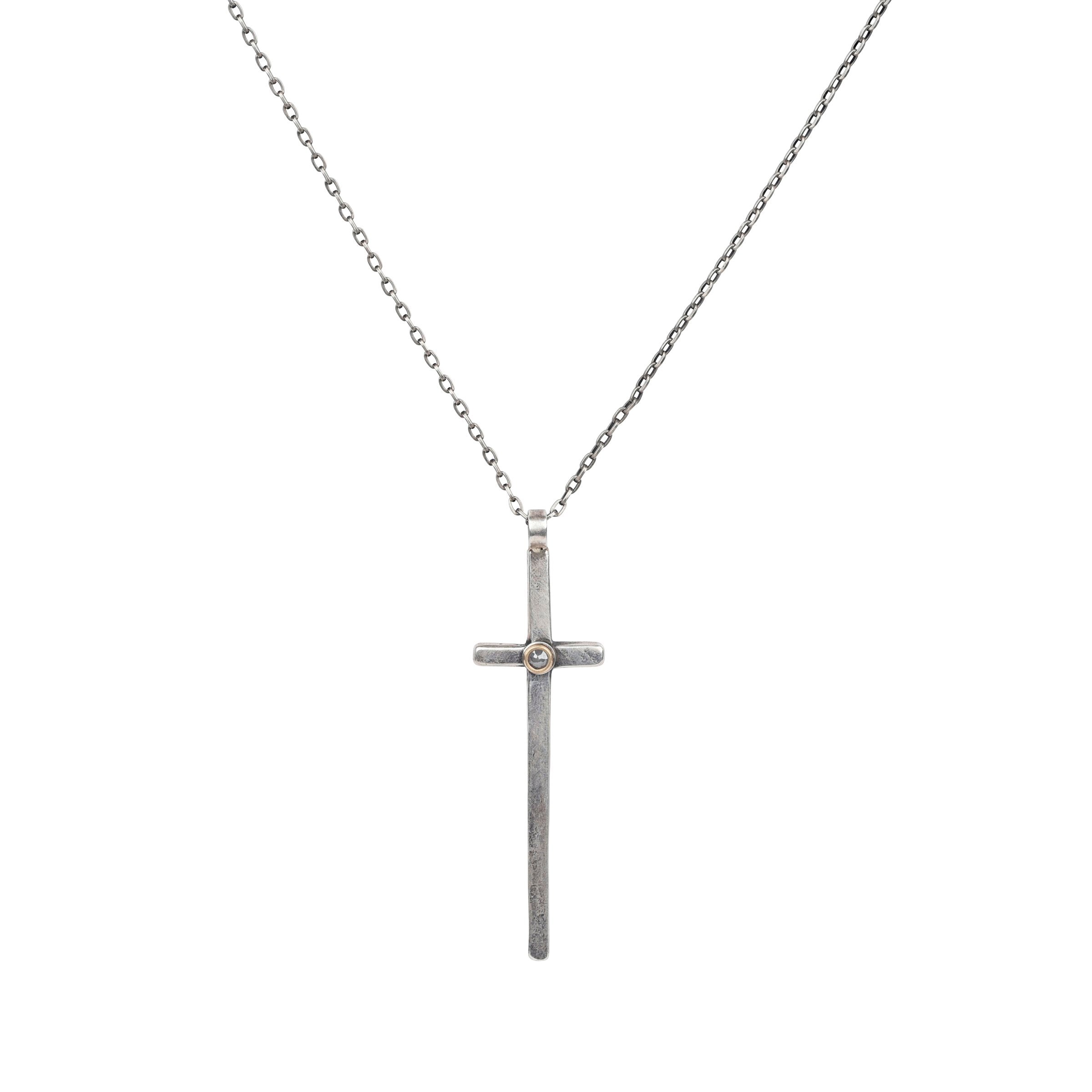 Dennis Hogan Diamond Cross Necklace