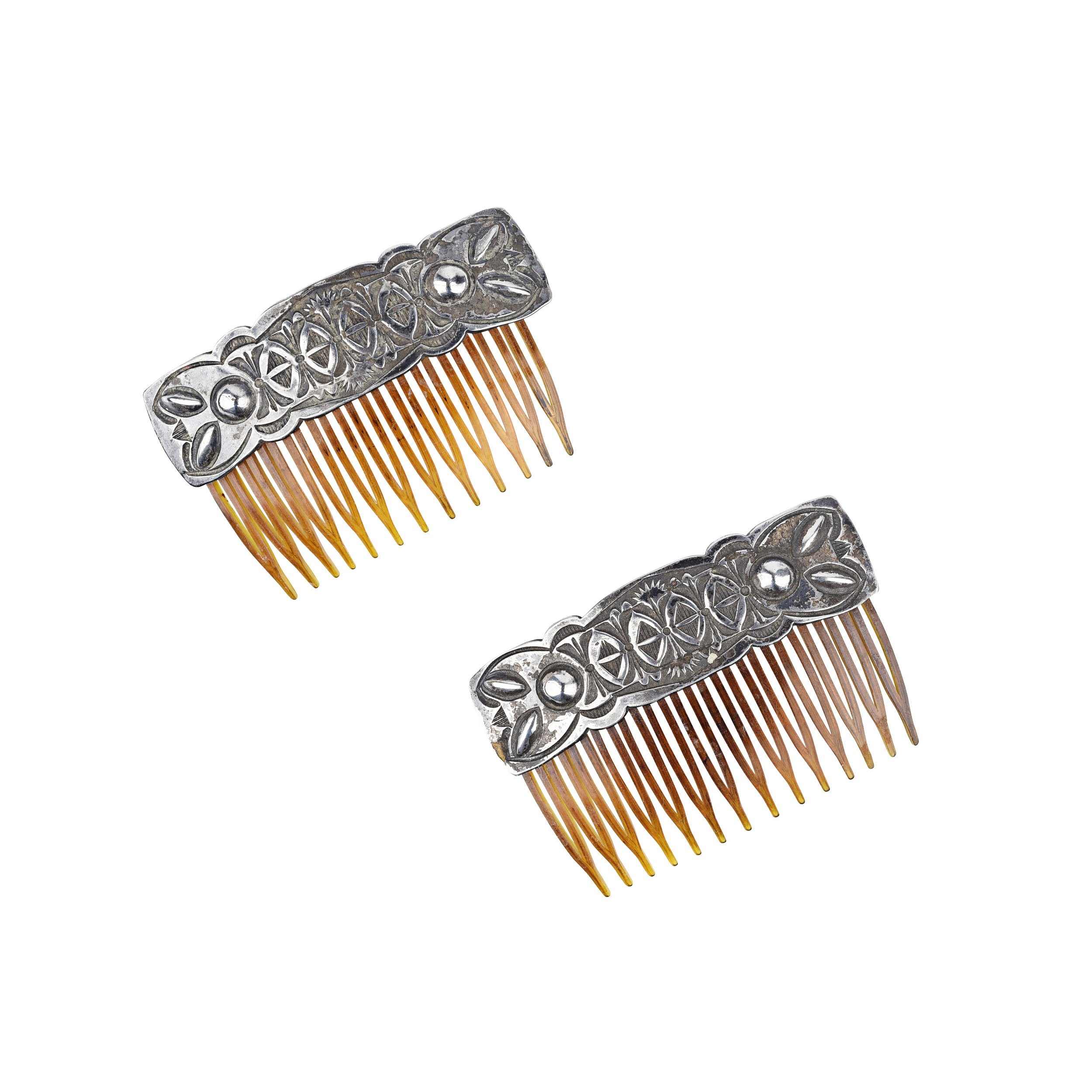 Vintage Navajo Hair Comb Set
