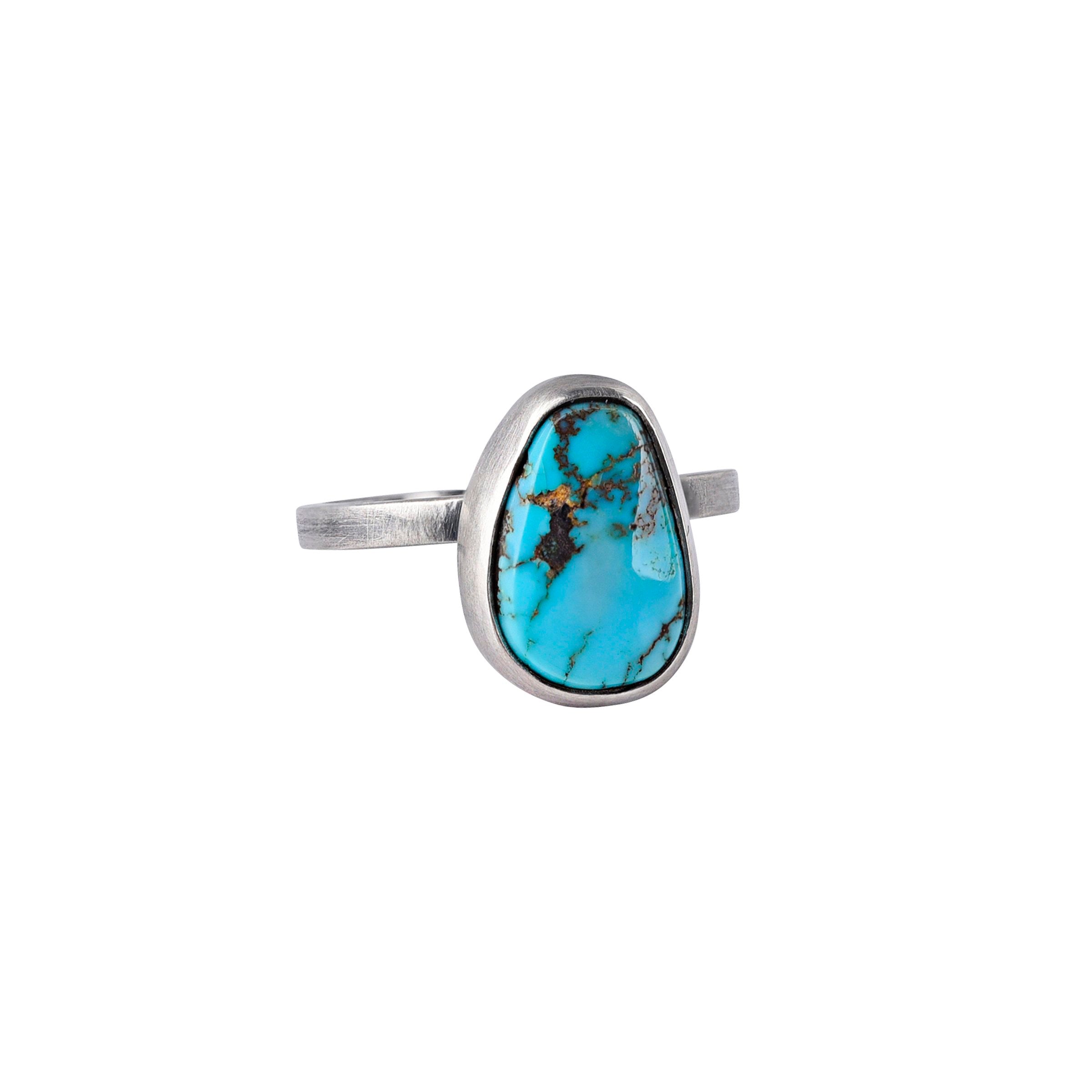 Turquoise Nomad Ring - Size 7
